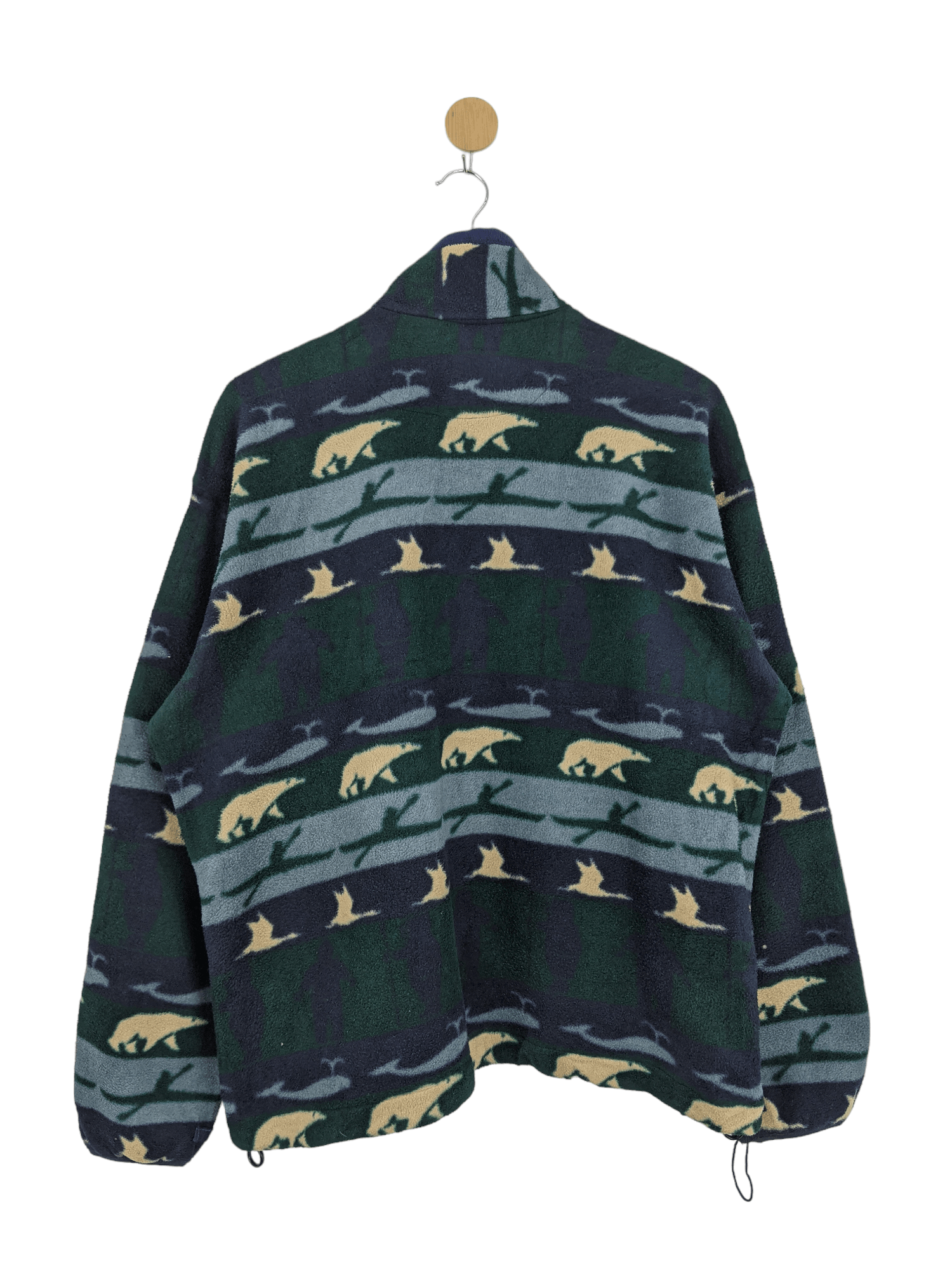 Japanese Brand Vintage Banff Fauna Design Fleece Jacket MJ0114Z Size US XL / EU 56 / 4 - 1 Thumbnail
