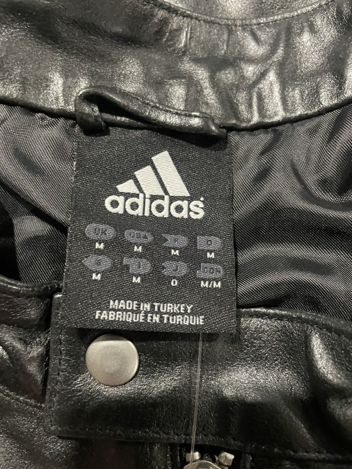 Adidas Adidas Leather Remix Motjacket Size US M / EU 48-50 / 2 - 15 Thumbnail