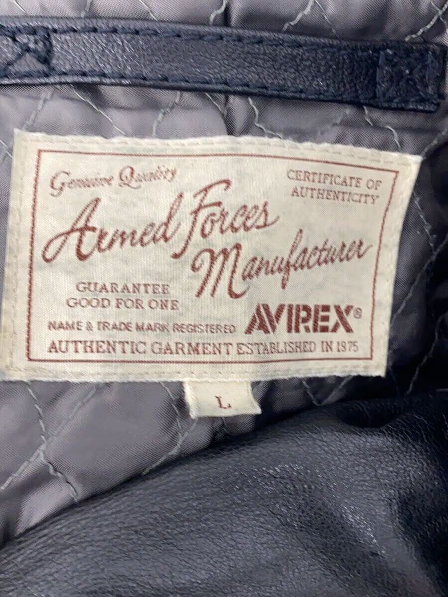 Avirex Avirex Plain Sheep Lthr Jkt Blouson Black Size US L / EU 52-54 / 3 - 3 Thumbnail