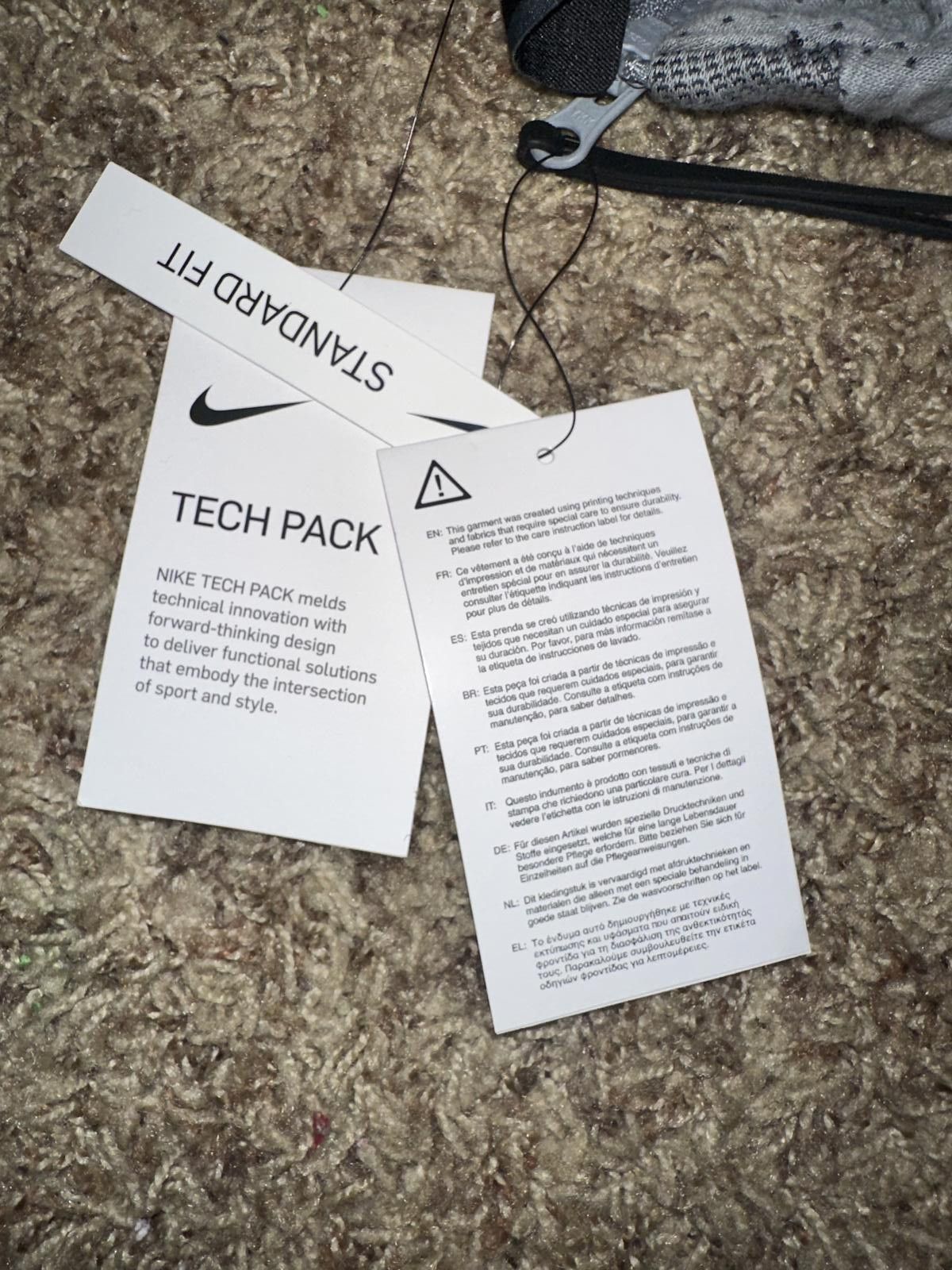Nike Nike Tech Pack Sportswear Full-Zip Gray Hoodie Sample Size US S / EU 44-46 / 1 - 12 Thumbnail
