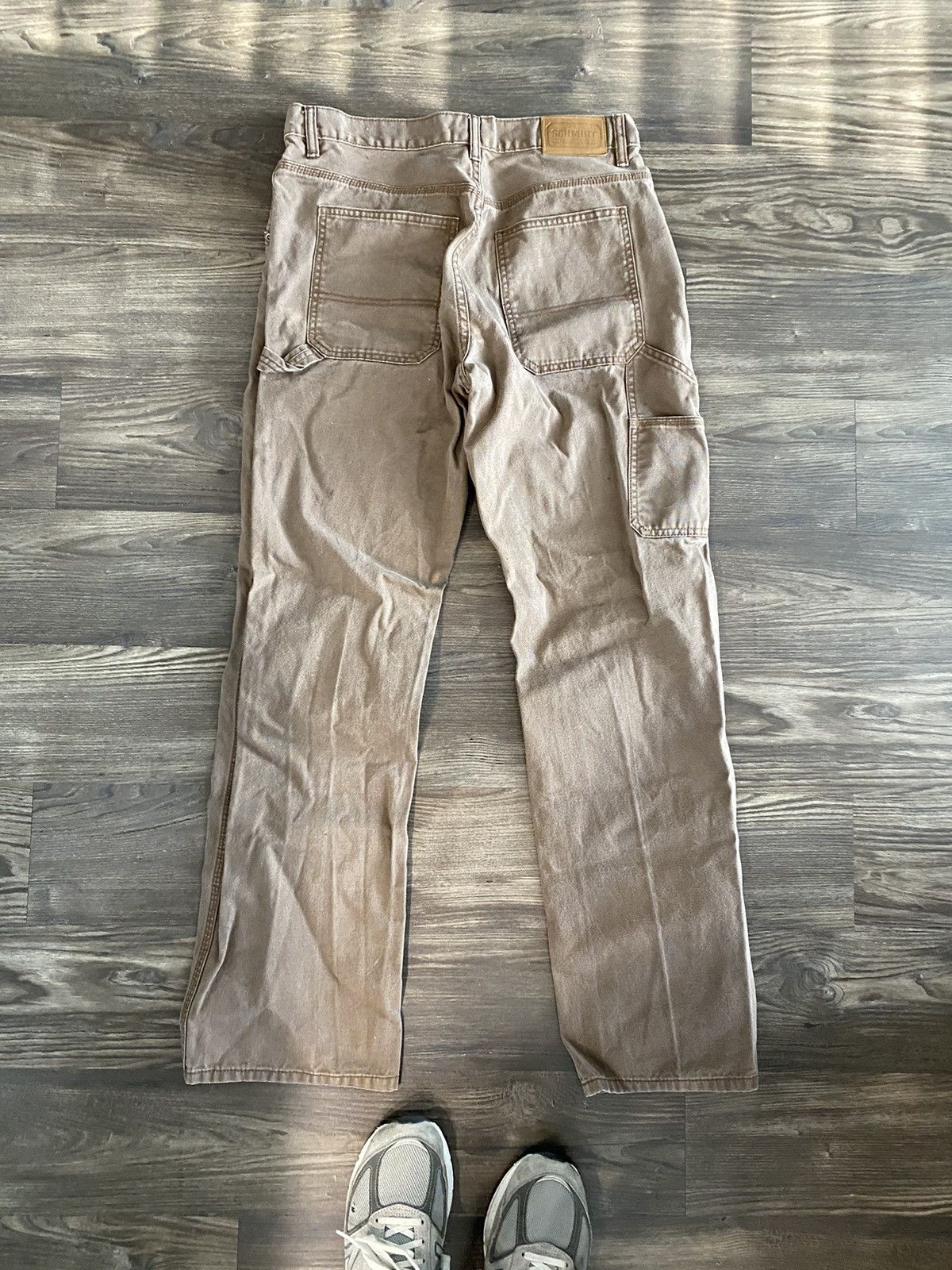 Vintage Vintage Brown Workwear Dungaree Pants Size US 32 / EU 48 - 2 Thumbnail