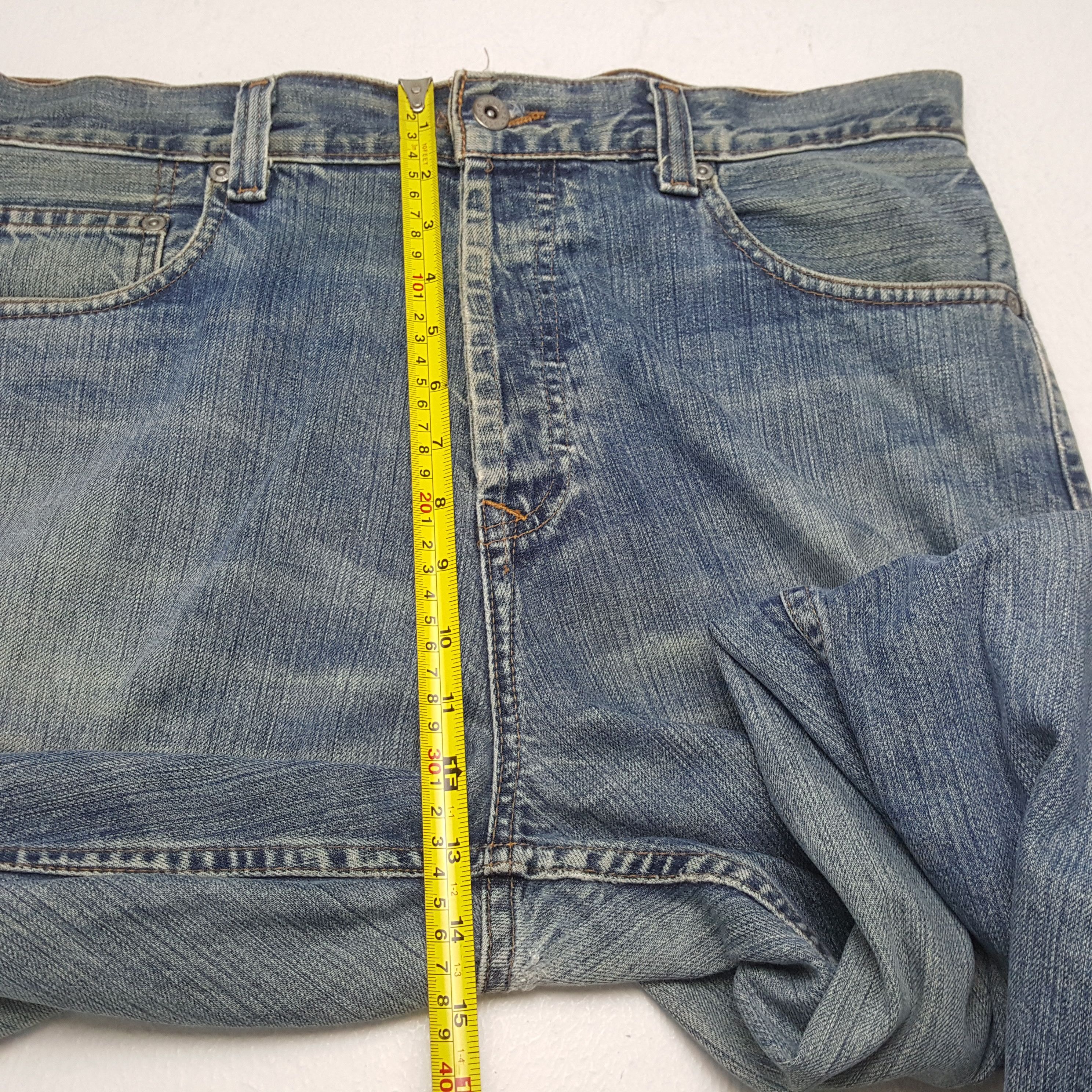 Stussy × Vintage Vintage STUSSY Streetwear Skateboard Logo Style Custom Jeans Size US 35 - 8 Thumbnail