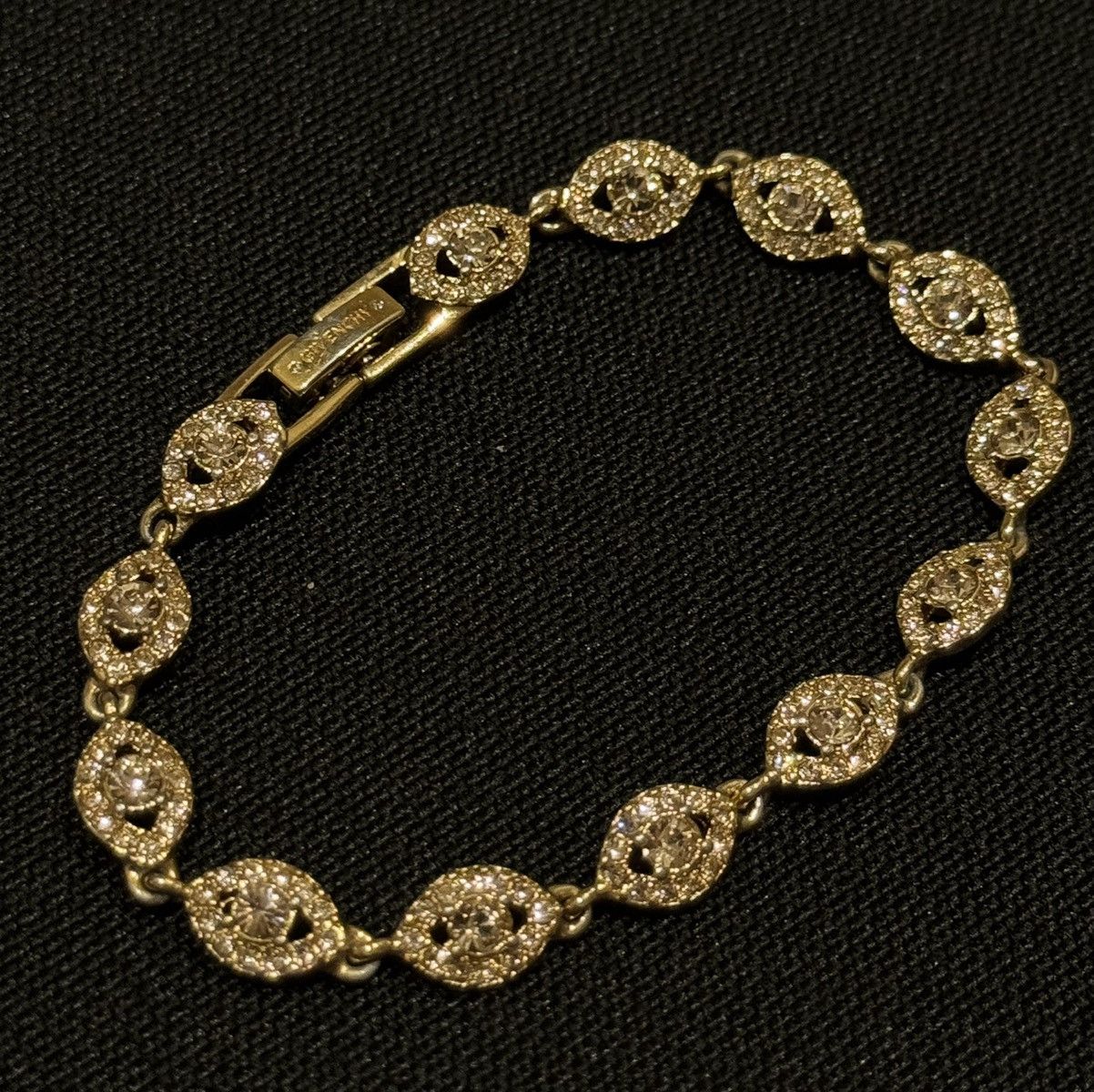 image of Gold Tone Givenchy Eye Bracelet, Men's