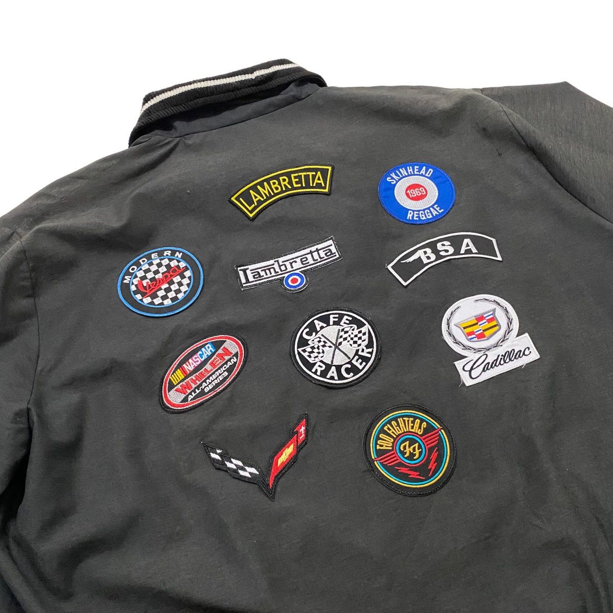 Vintage ☀️Vintage United Kingdom team American classic biker jacket Size US L / EU 52-54 / 3 - 6 Thumbnail