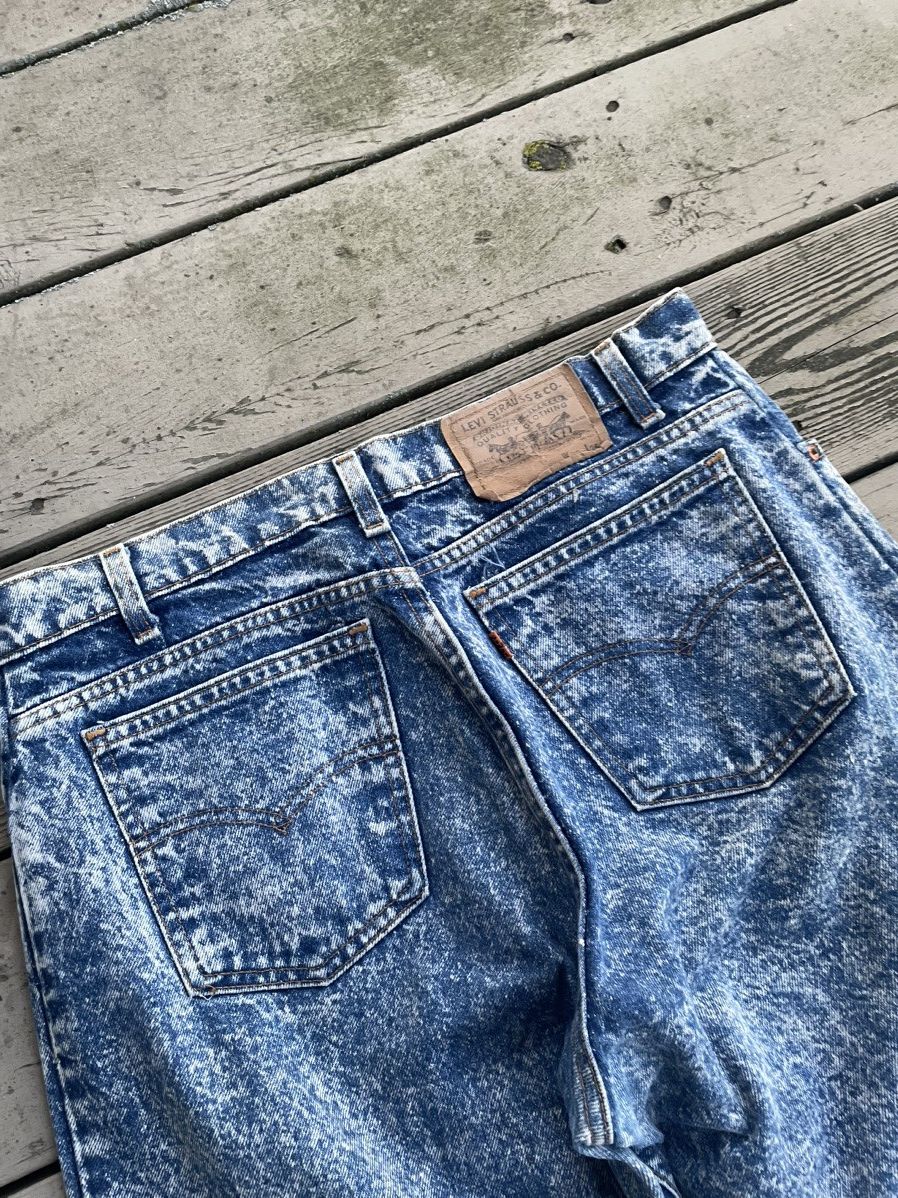 Levi's Vintage Clothing × Vintage Vintage Orange Tab Levi’s Released Hem Size US 33 - 8 Thumbnail