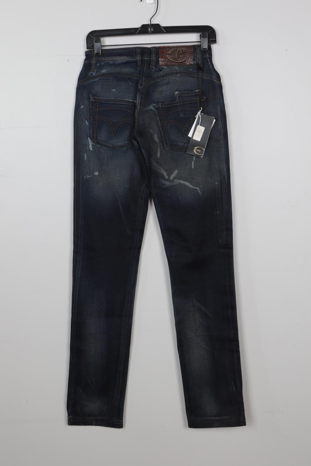 Just Cavalli 00's Just Cavalli Dark Wash Straight-Leg Jeans Size 28" / US 6 / IT 42 - 2 Thumbnail