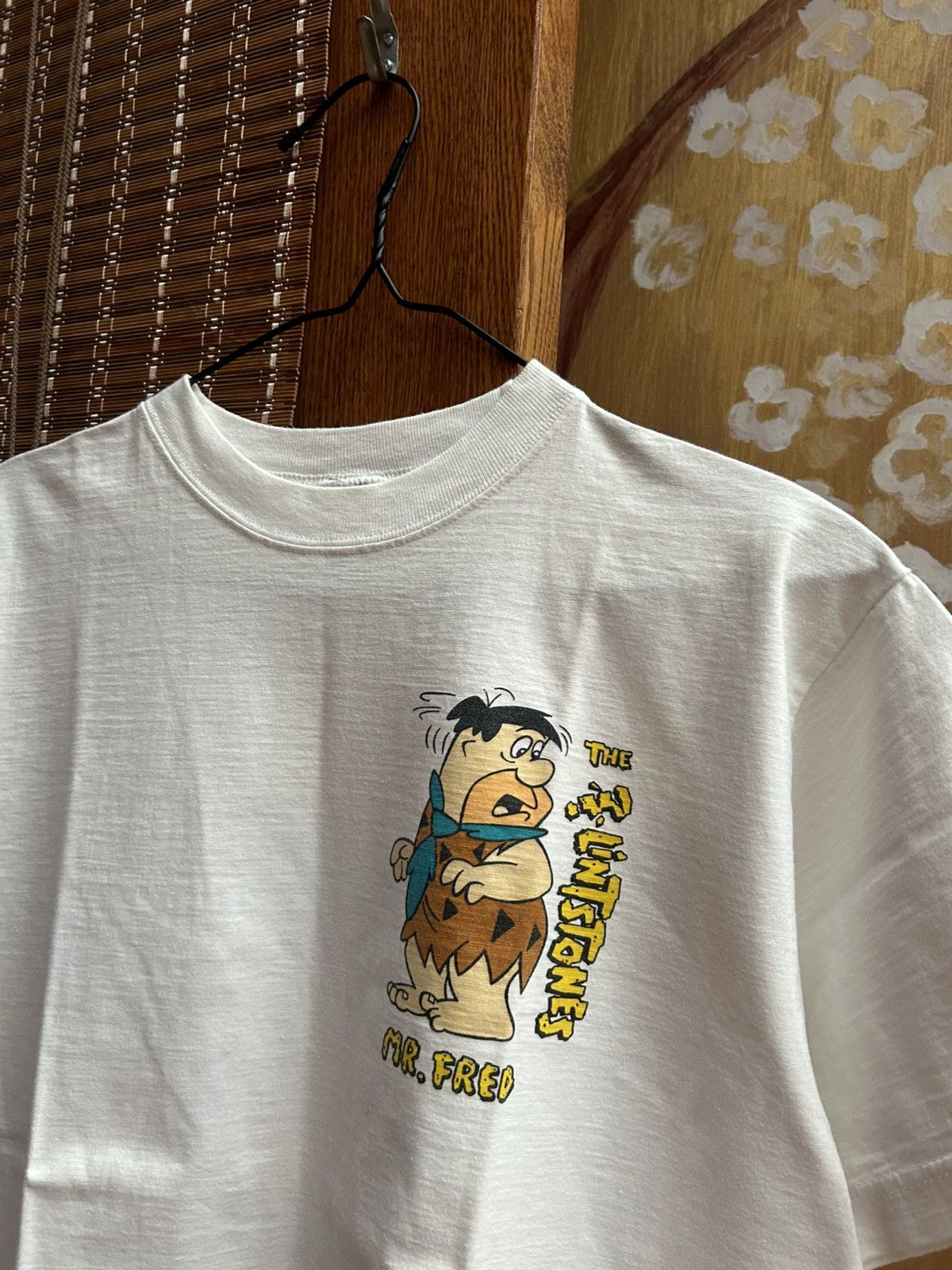 Vintage Vintage 90’s The Flintstones White T-shirt Size US L / EU 52-54 / 3 - 3 Thumbnail