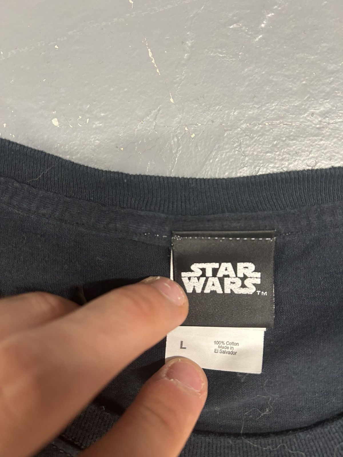 Star Wars Crazy Vintage Y2K Black Star Wars Graphic Logo Tee Shirt Size US L / EU 52-54 / 3 - 3 Thumbnail
