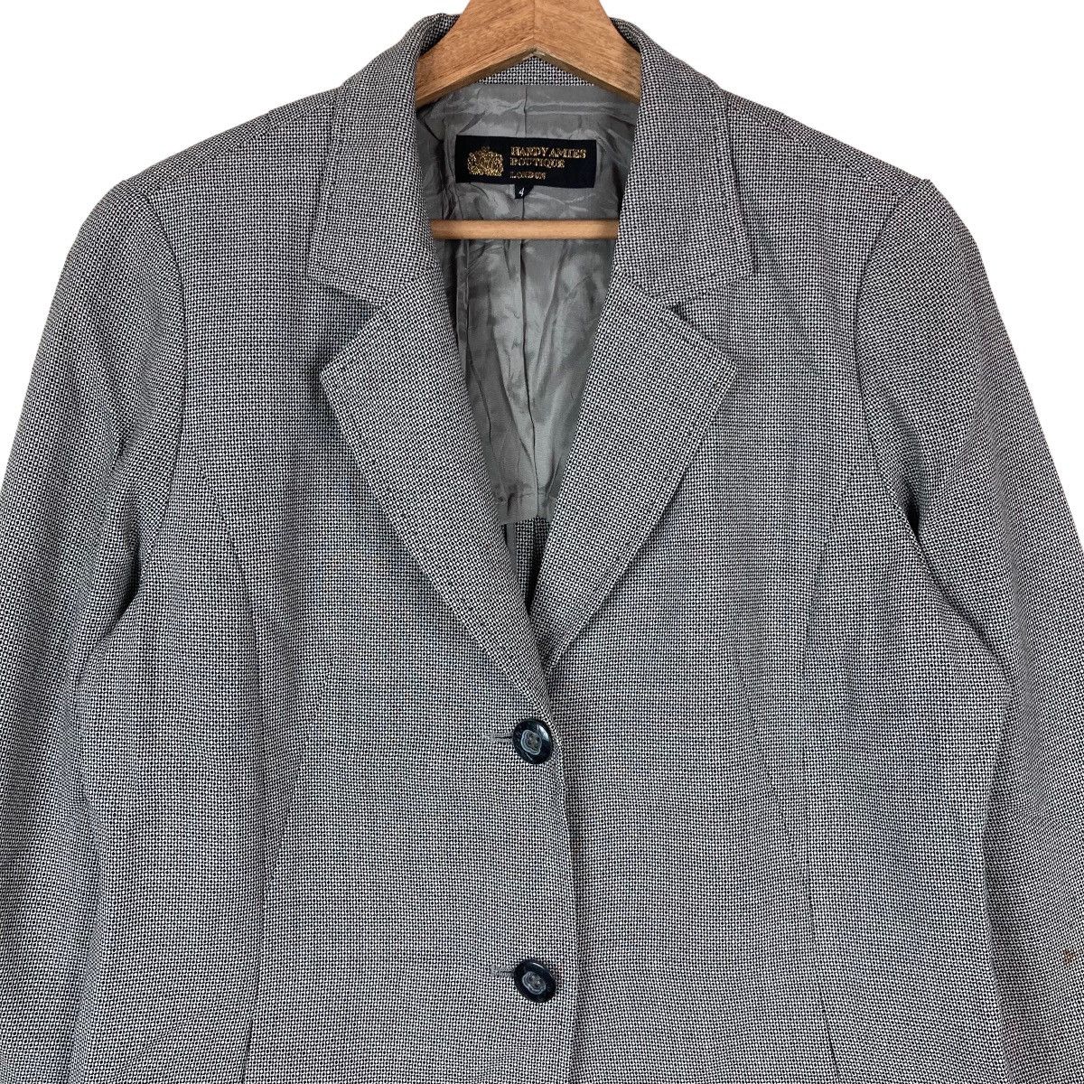 Hardy Amies Vintage Hardy Amies Boutique London Flat Button Coat Blazer Size US M / EU 48-50 / 2 - 2 Thumbnail