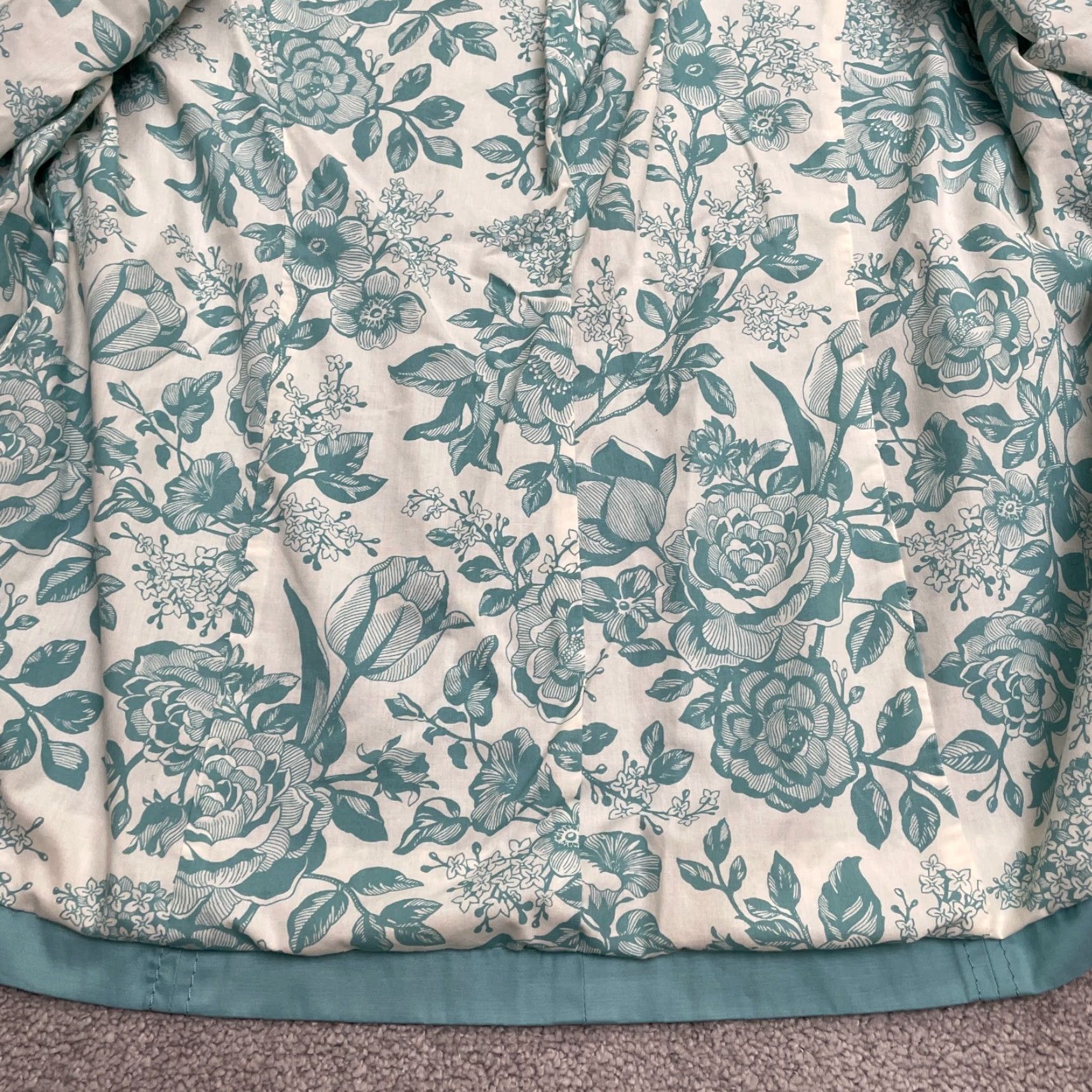 Old Navy Isaac Mizrahi Live Peacoat Jacket Womens Large Green Button Down Size L / US 10 / IT 46 - 5 Thumbnail