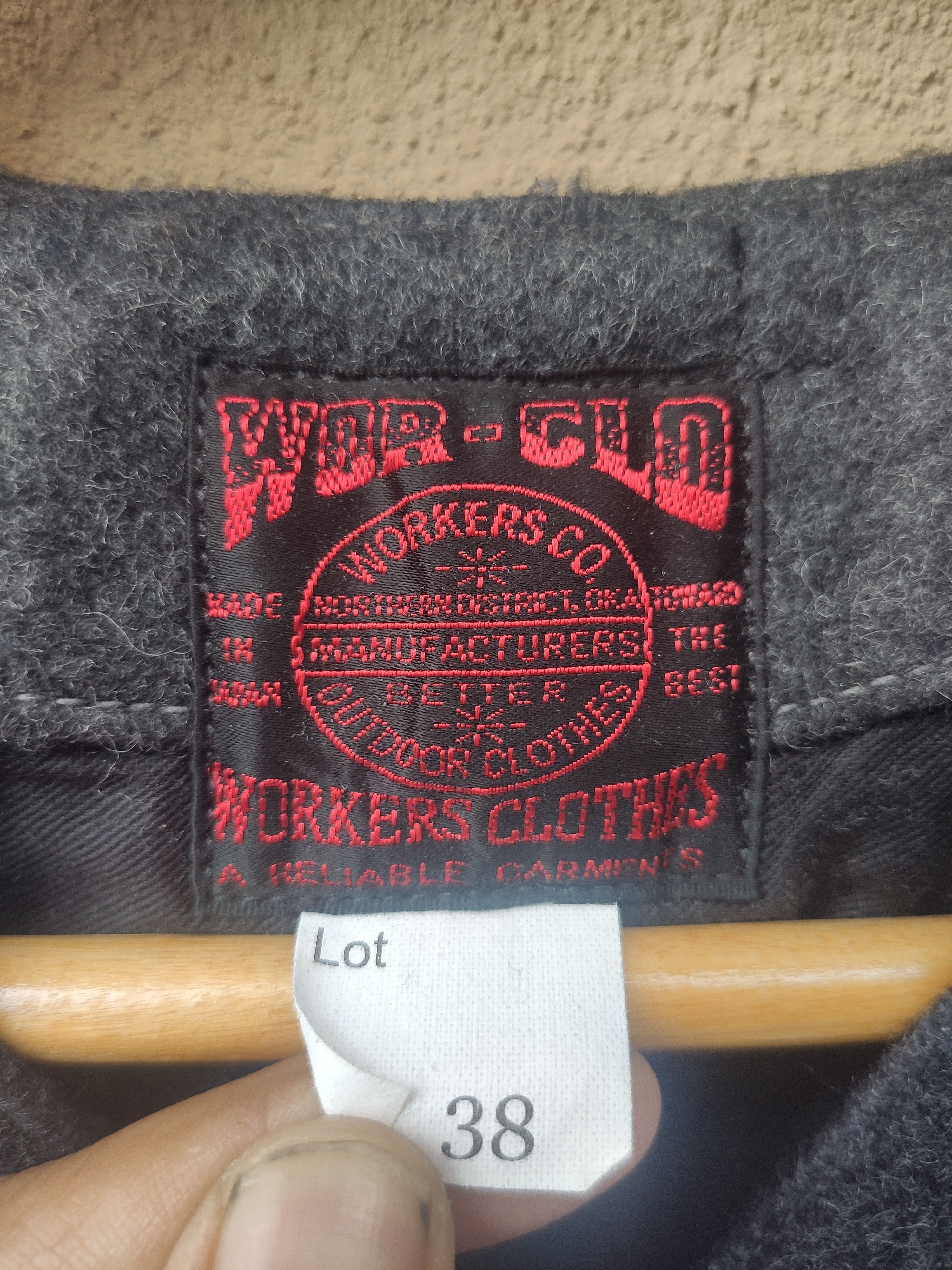 The Workers Club Vintage Workers.Co vest wool tactical Workers Clothing vest Size US S / EU 44-46 / 1 - 7 Thumbnail