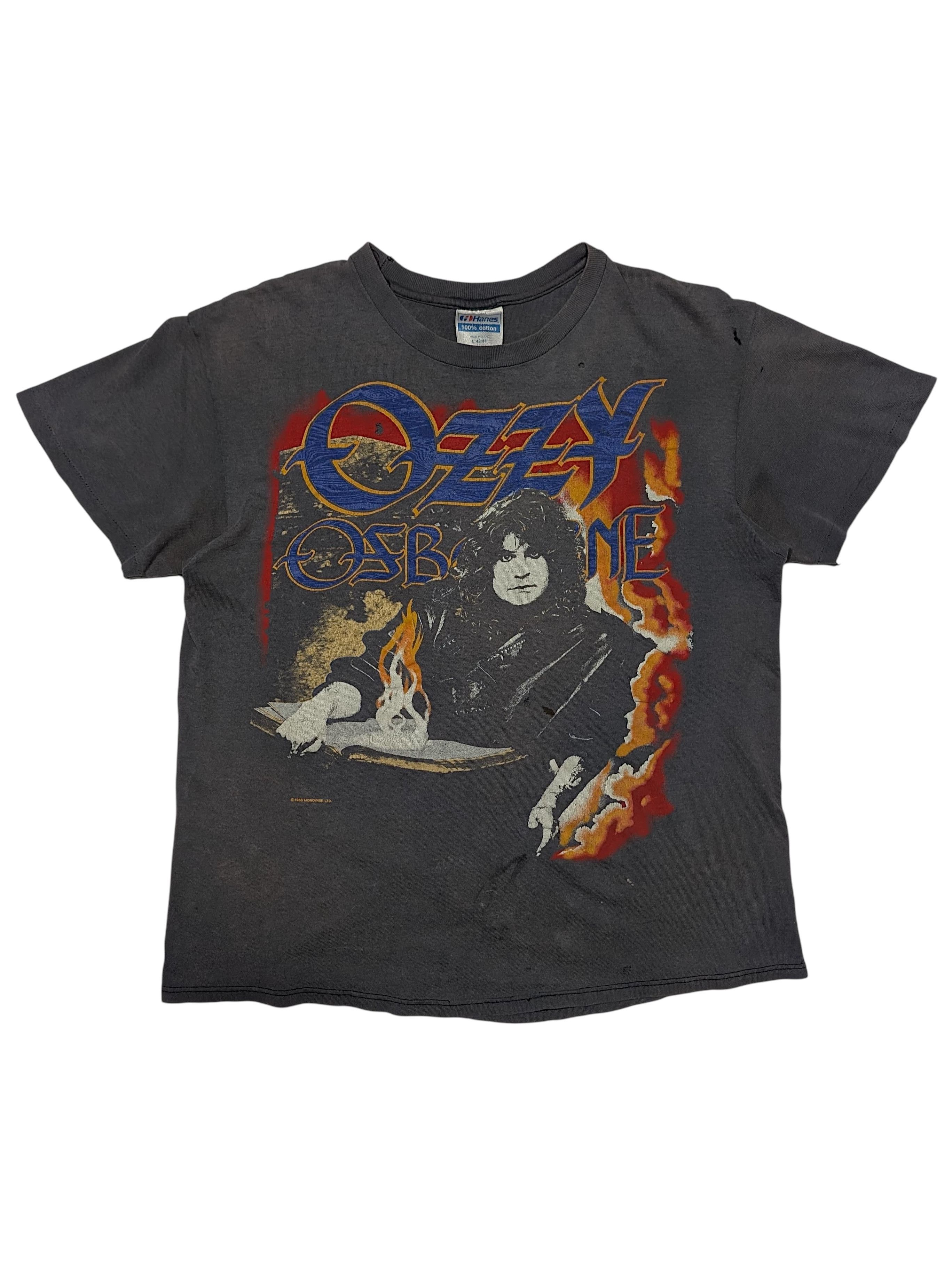 Vintage 80s Ozzy Osborne Vintage Ozzy Is All of the Above Fade Tee Size US M / EU 48-50 / 2 - 1 Thumbnail