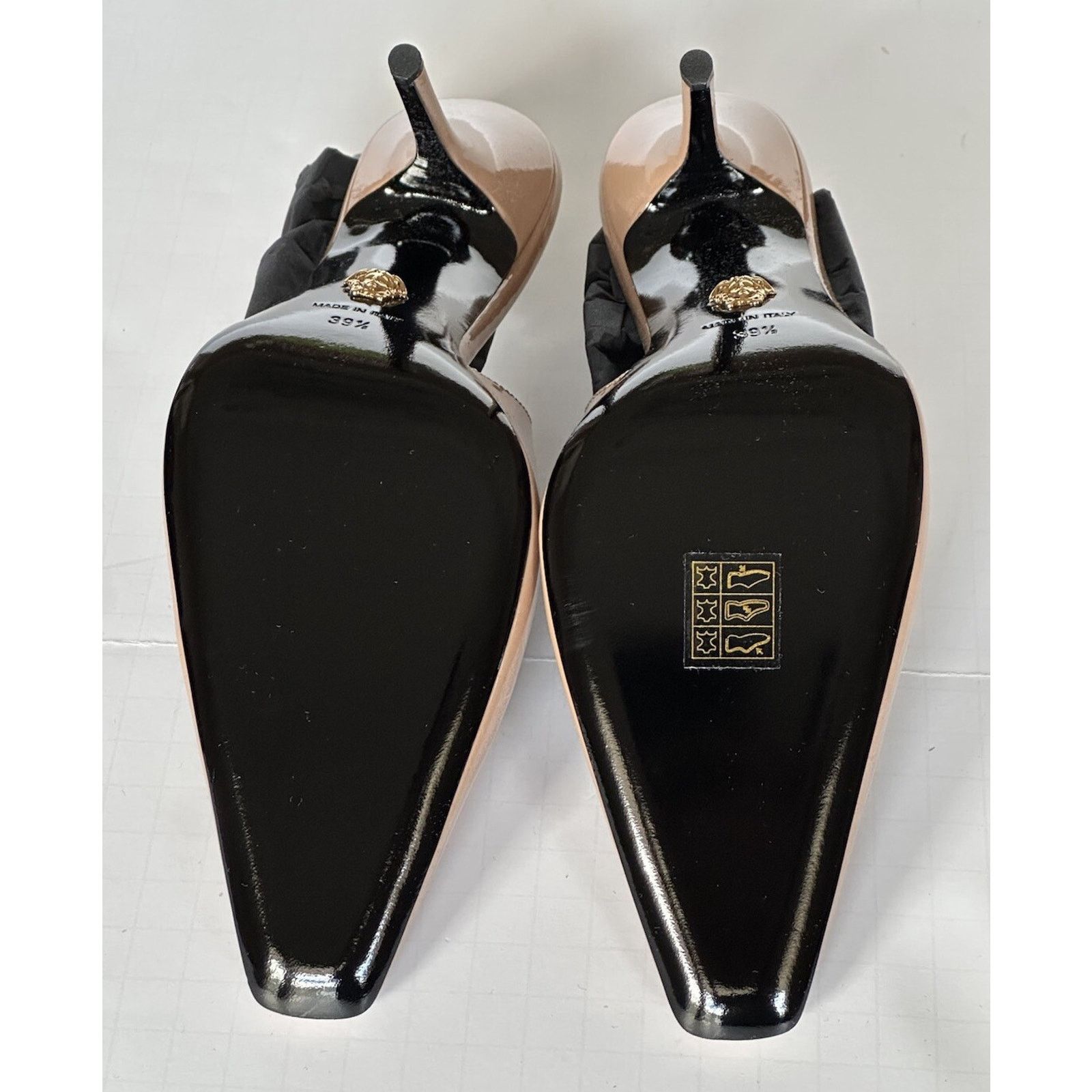 Versace Versace Sling Back Leather Pump Shoes Blush 9.5 US 1012127 Size US 9.5 / IT 39.5 - 13 Thumbnail