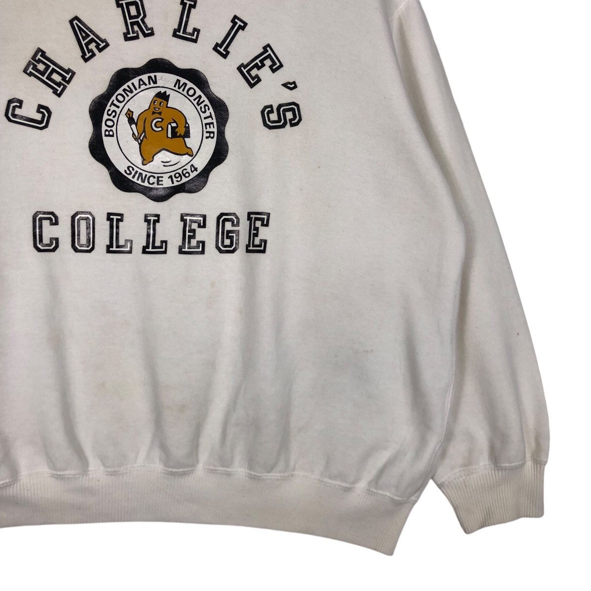 Japanese Brand × Vintage Charlie College Vintage Sweatshirt 90s Rare Large Size Size US L / EU 52-54 / 3 - 4 Thumbnail