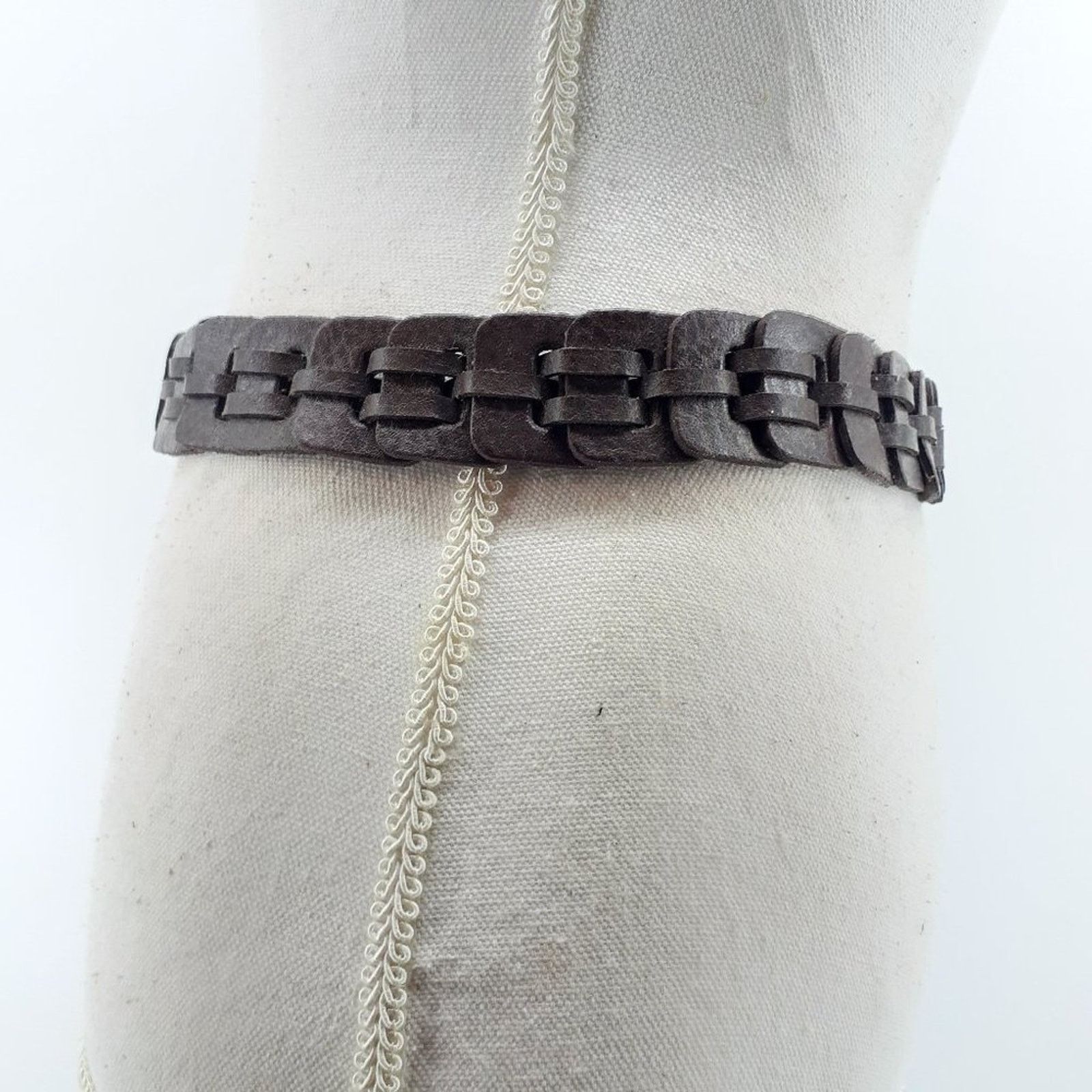 Calvin Klein CK Calvin Klein Jeans Chain Link Brown Maroon Size Small Size ONE SIZE - 8 Thumbnail