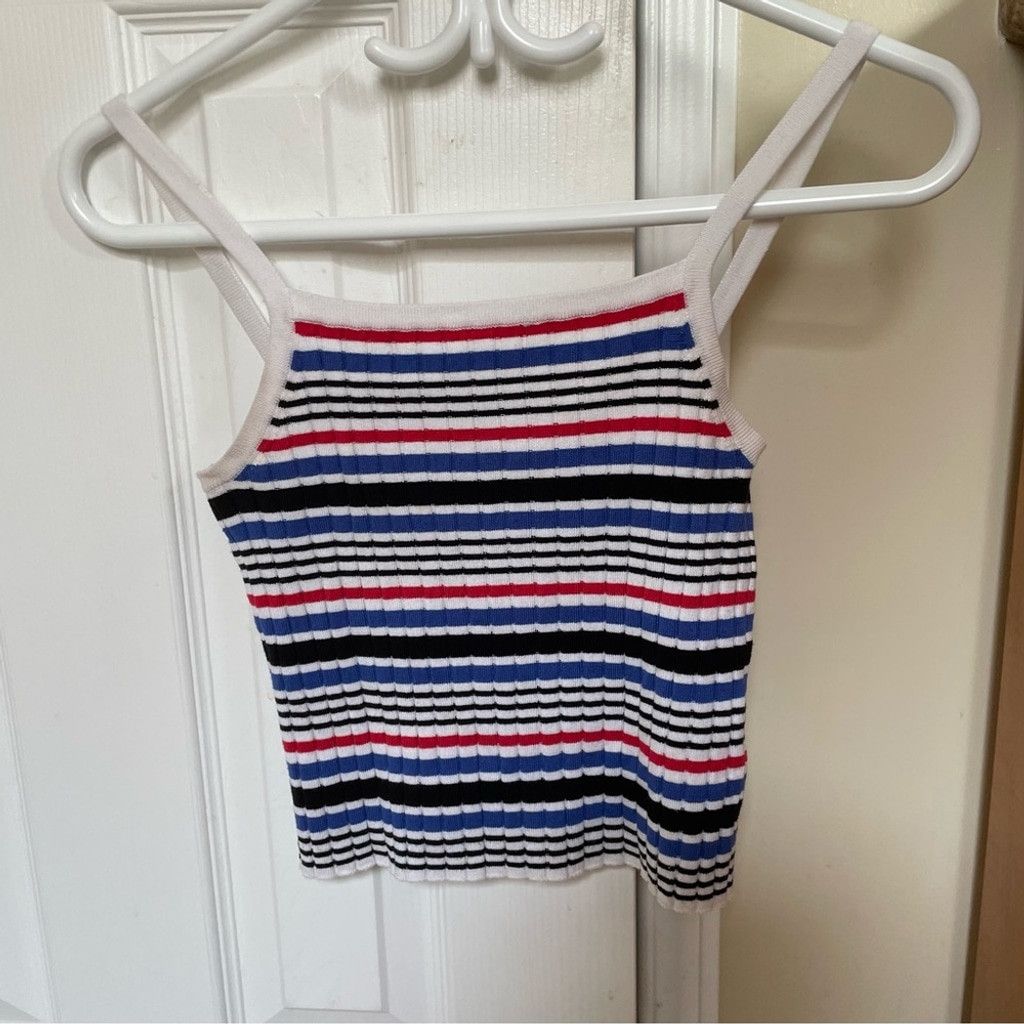 Divided 2 Small H&M Divided Stripped Crop Tops Size XS / US 0-2 / IT 36-38 - 4 Thumbnail