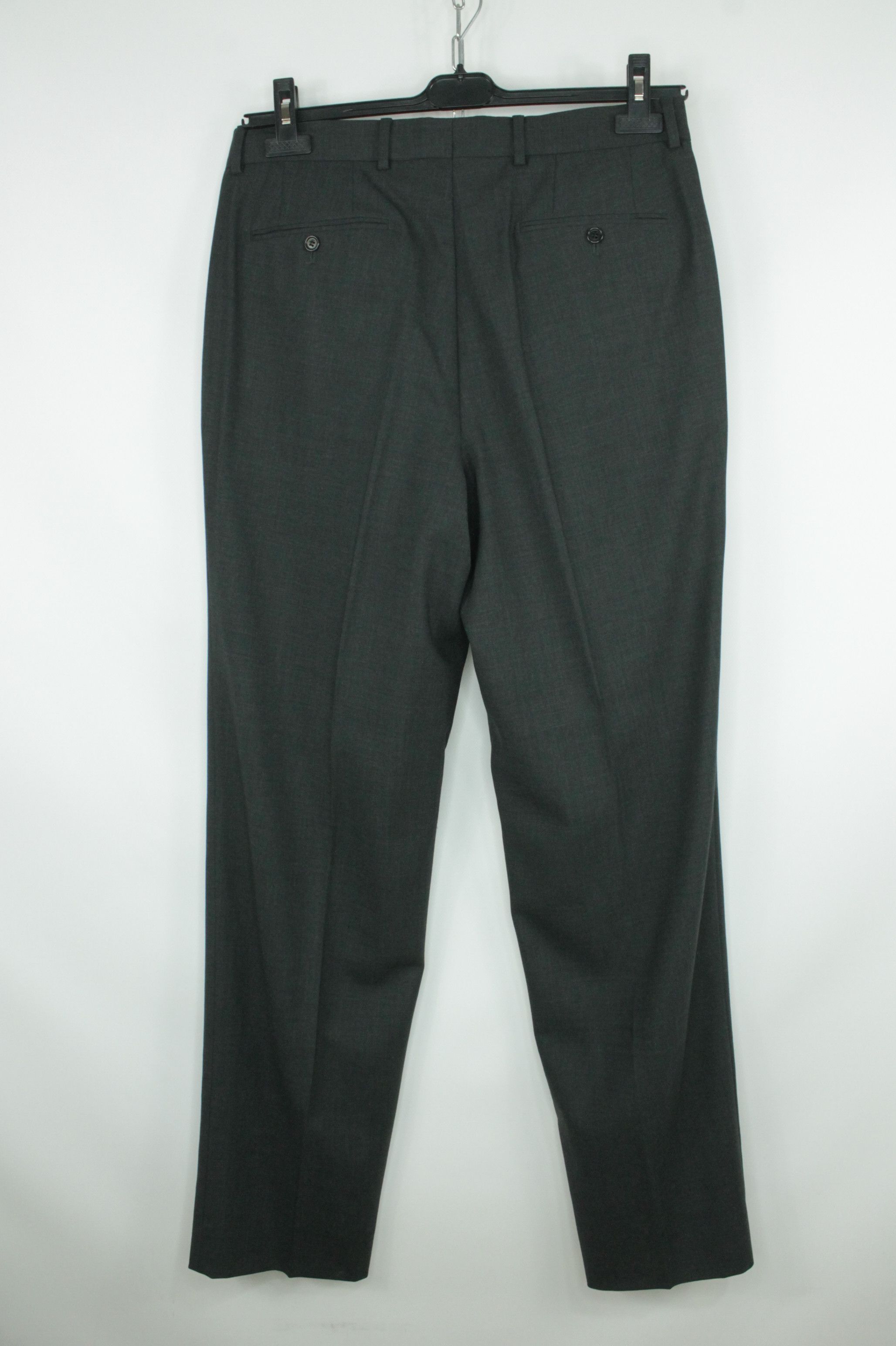Hugo Boss Vintage Hugo Boss Gray Stretch Wool Formal Suit Men's Size 40L - 14 Thumbnail