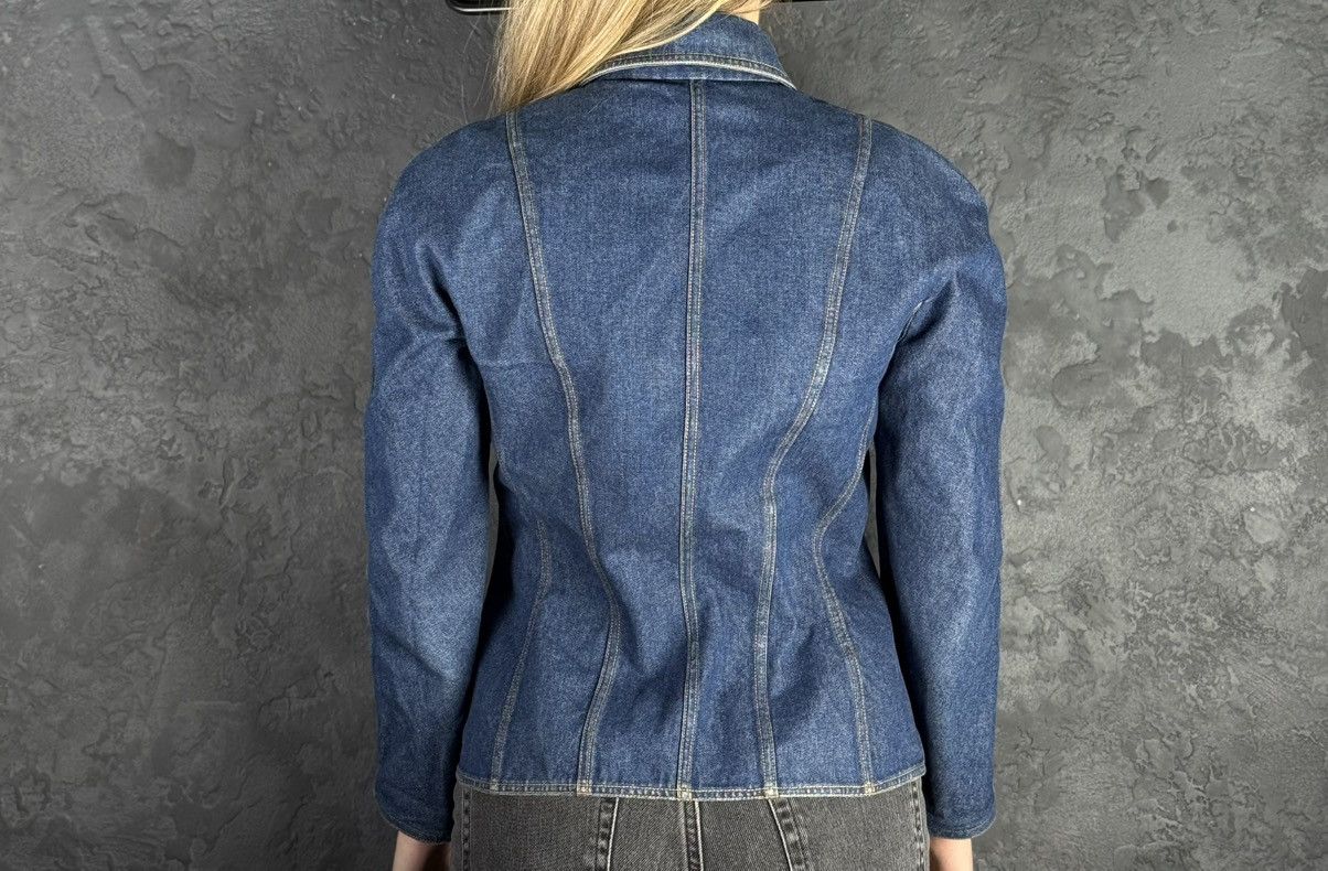 Dior Vintage CHRISTIAN DIOR BOUTIQUE Embroidered Denim Jacket Size M / US 6-8 / IT 42-44 - 3 Thumbnail