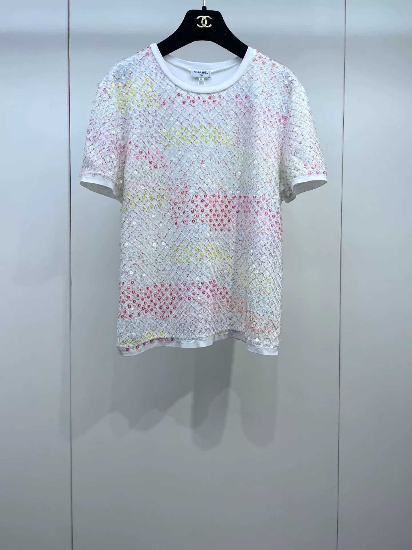 Chanel Chanel Beach Sequin Short Sleeve Top Size M / US 6-8 / IT 42-44 - 1 Thumbnail