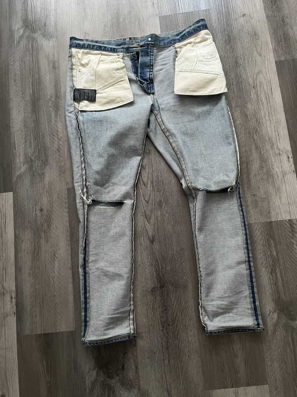 Saint Laurent Paris Saint laurent destroy jeans Size US 34 / EU 50 - 12 Thumbnail