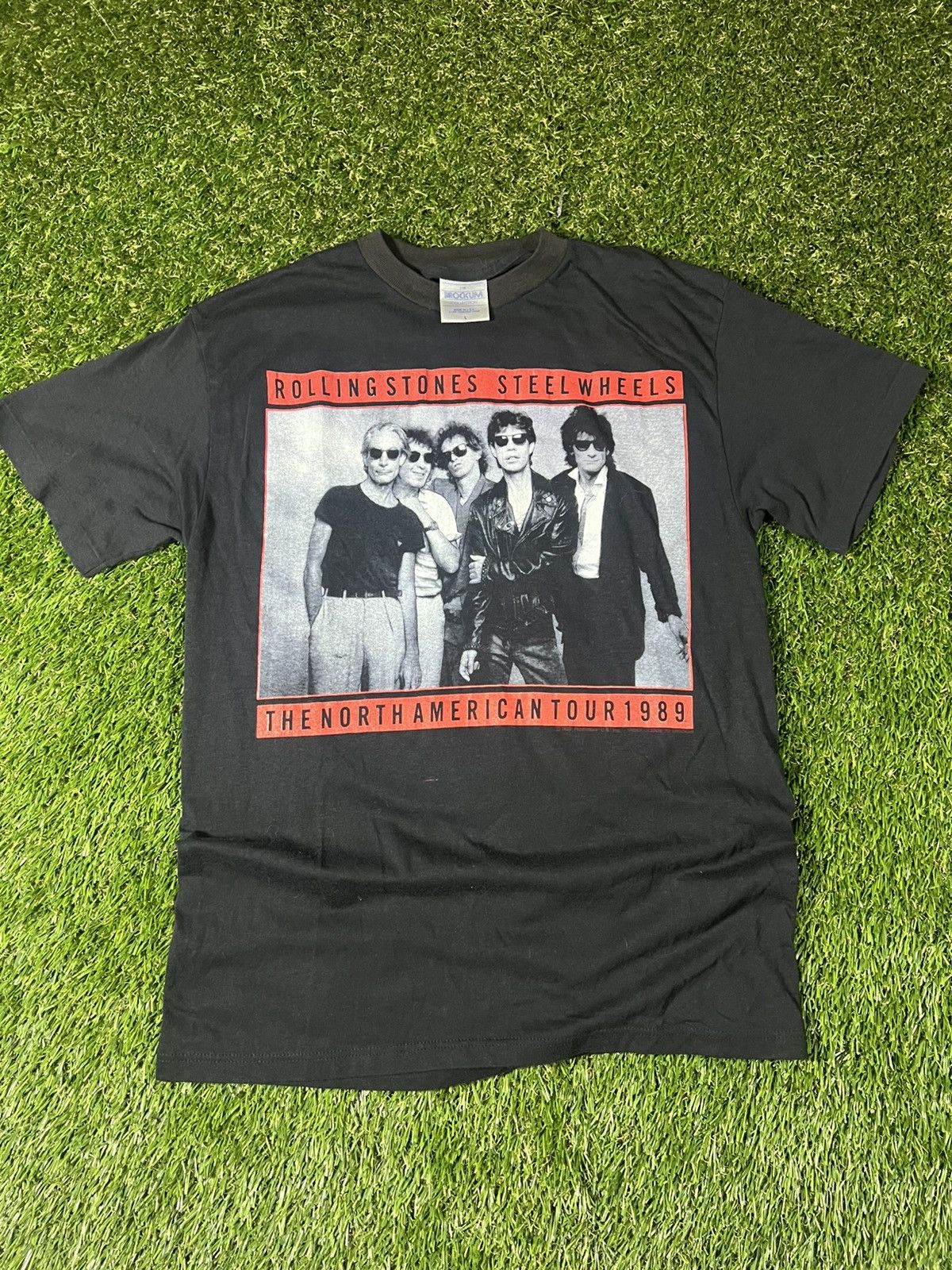 The Rolling Stones Vintage 80s The Rolling Stones American Tour Dope Band Tee Size US L / EU 52-54 / 3 - 1 Thumbnail