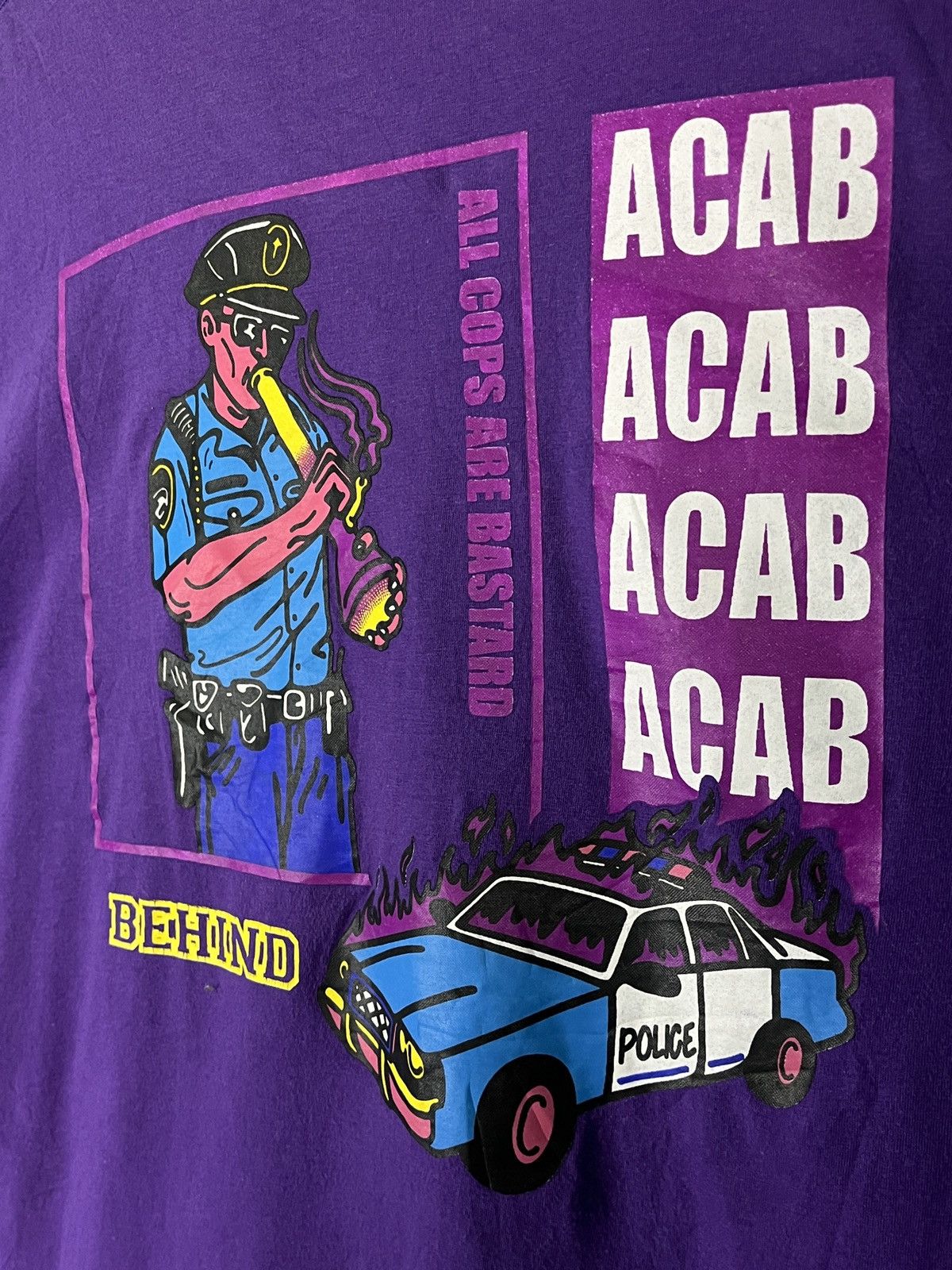Other ‘All Cops Are Bastard’ Police Smoking Weed Tee Size US M / EU 48-50 / 2 - 5 Thumbnail