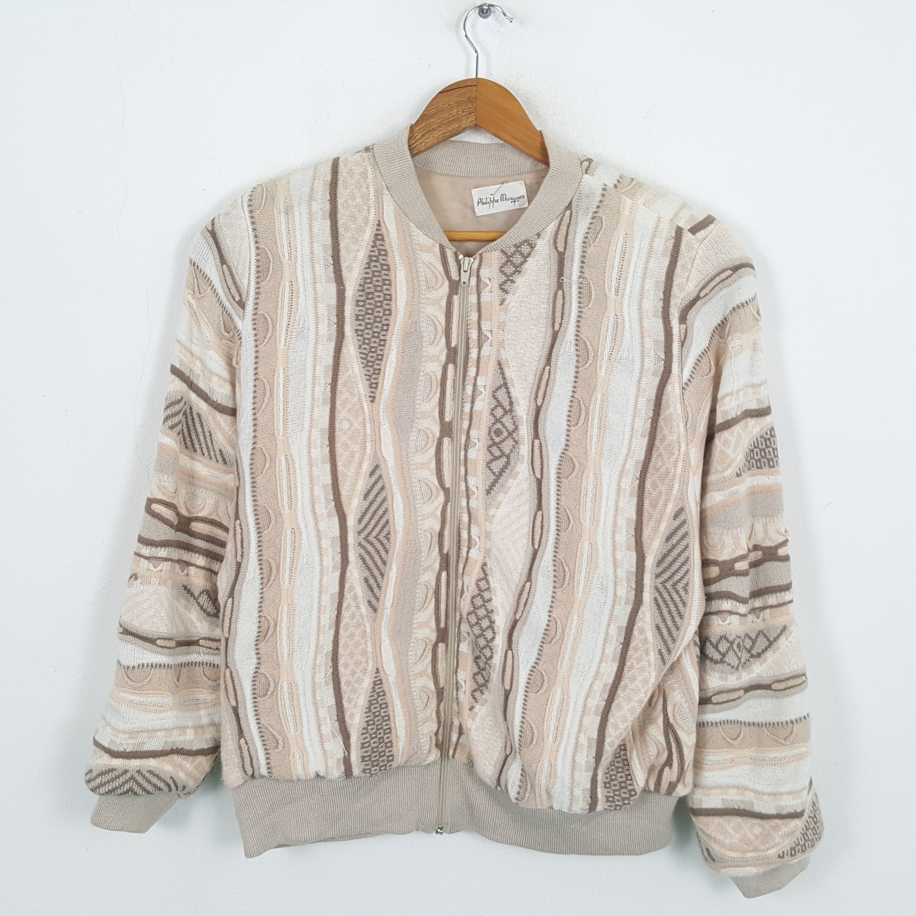 Coogi × Designer × Vintage Vintage PHILIPPE MARQUES Coogi Style Design Sweaters Size US L / EU 52-54 / 3 - 1 Thumbnail