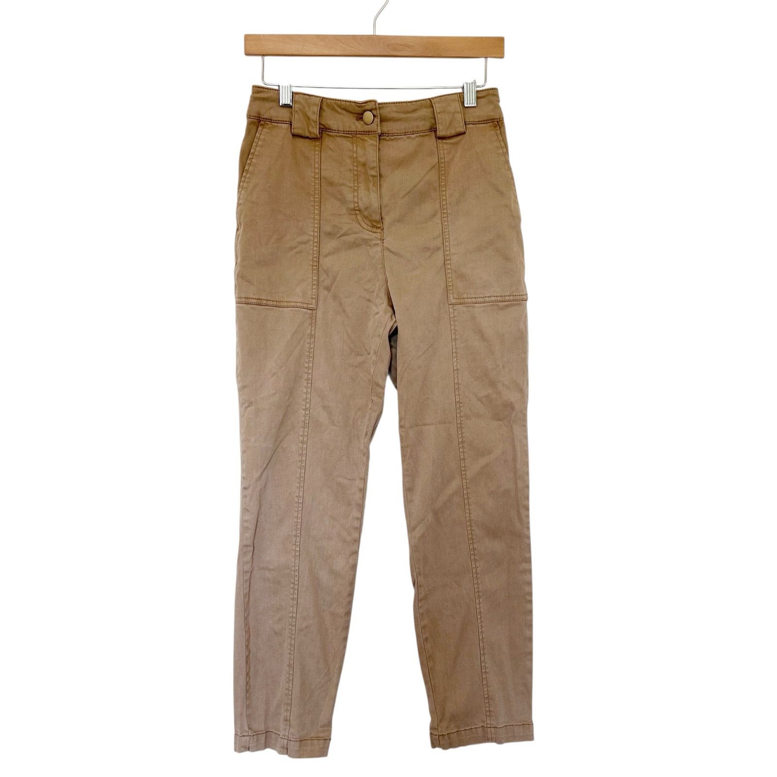 Joie Joie Tan Cargo Look Flat Front Pants Sz S Size 27" / US 4 / IT 40 - 1 Thumbnail