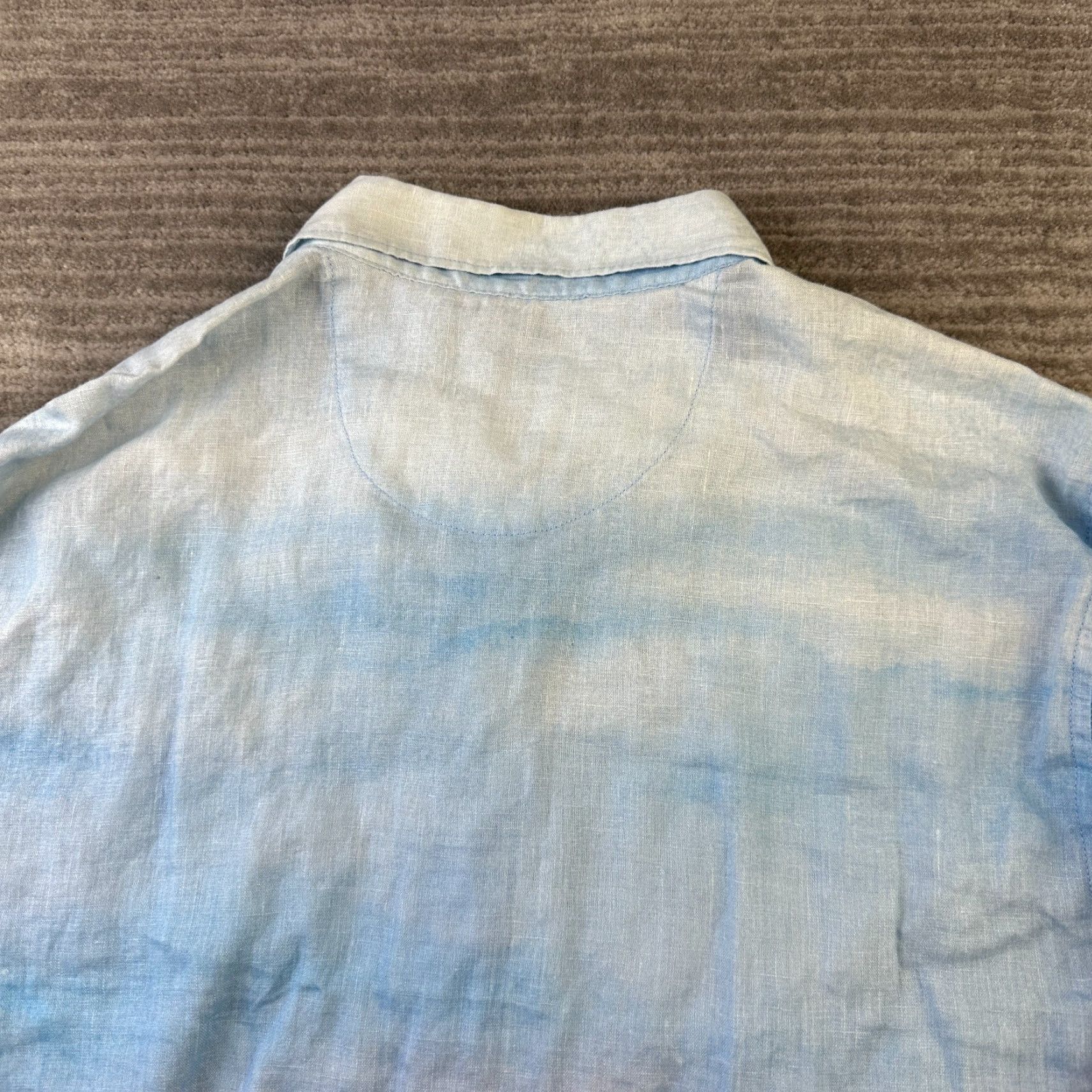 Tommy Bahama Tommy Bahama Shirt Mens Medium Blue Forte Del Marmi Italy All Over Print Size US M / EU 48-50 / 2 - 5 Thumbnail