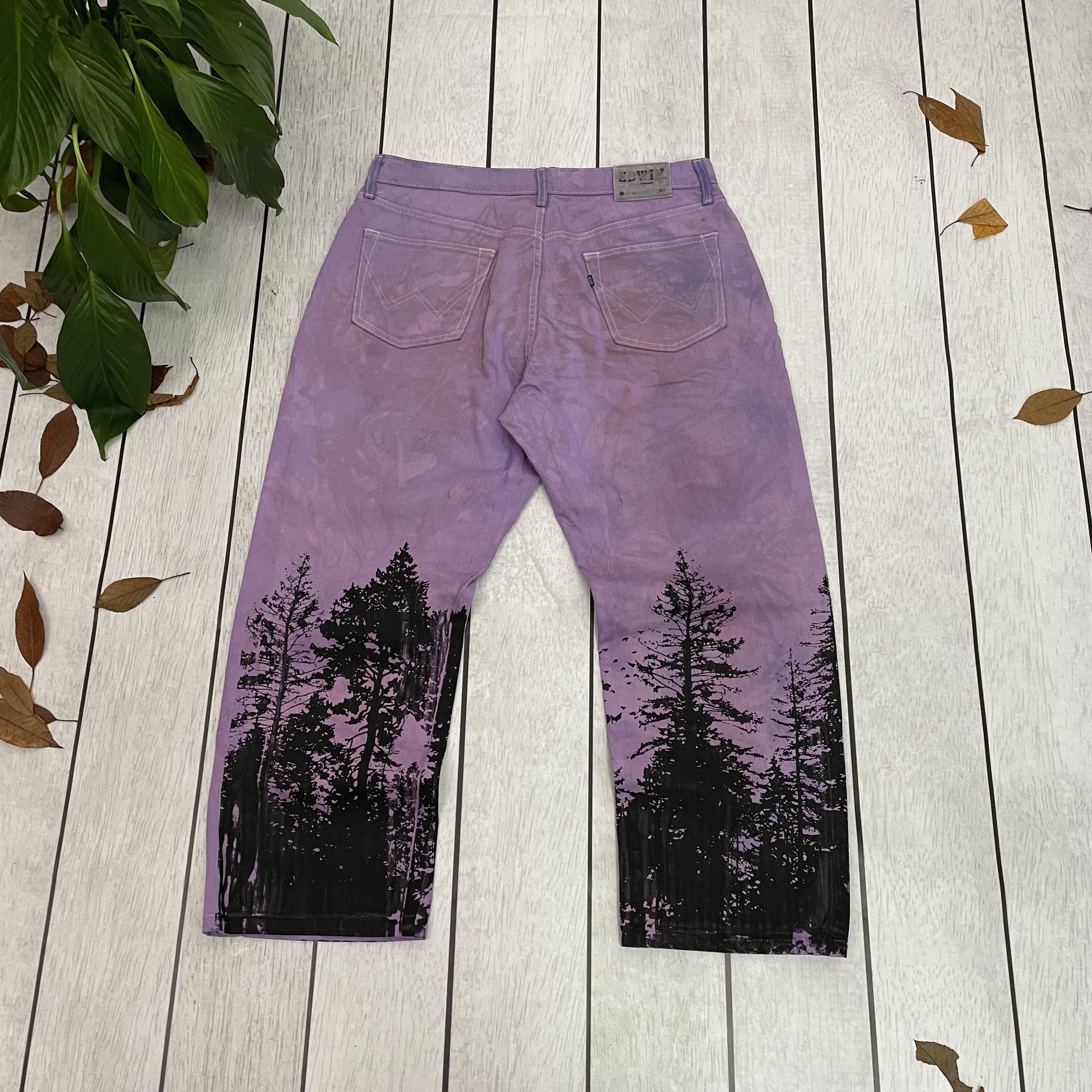 Edwin Custom Reworked Edwin 1of1 Mystery forest and Dragon ART Size US 33 - 14 Thumbnail