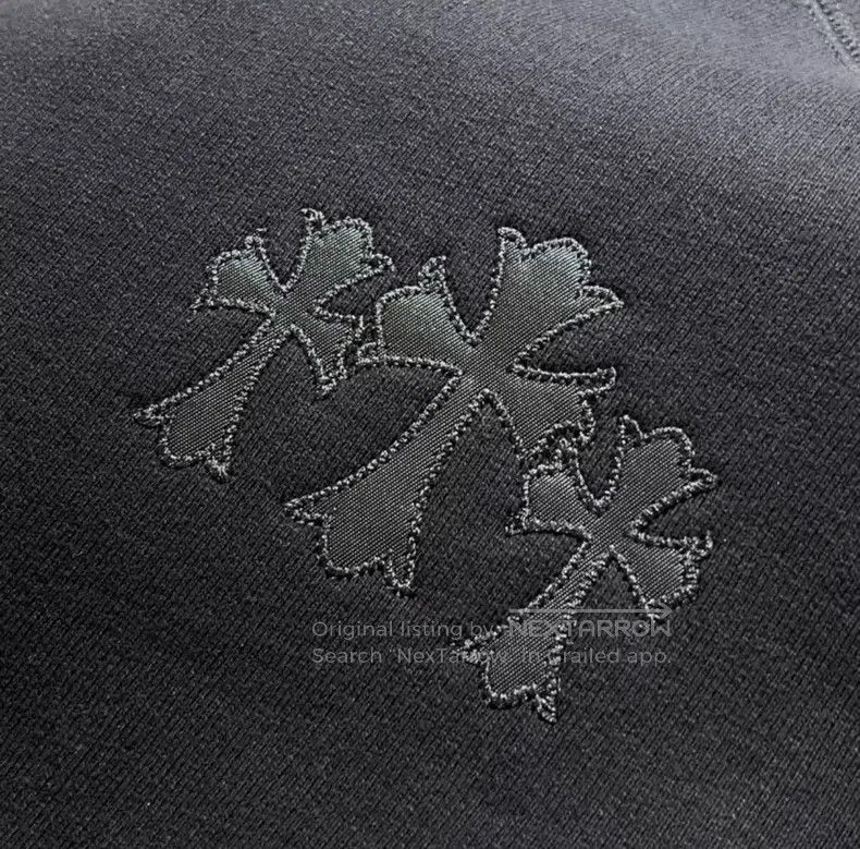 Chrome Hearts CHROME HEARTS Size L Black three-cross embroidered sweater Size US L / EU 52-54 / 3 - 3 Thumbnail