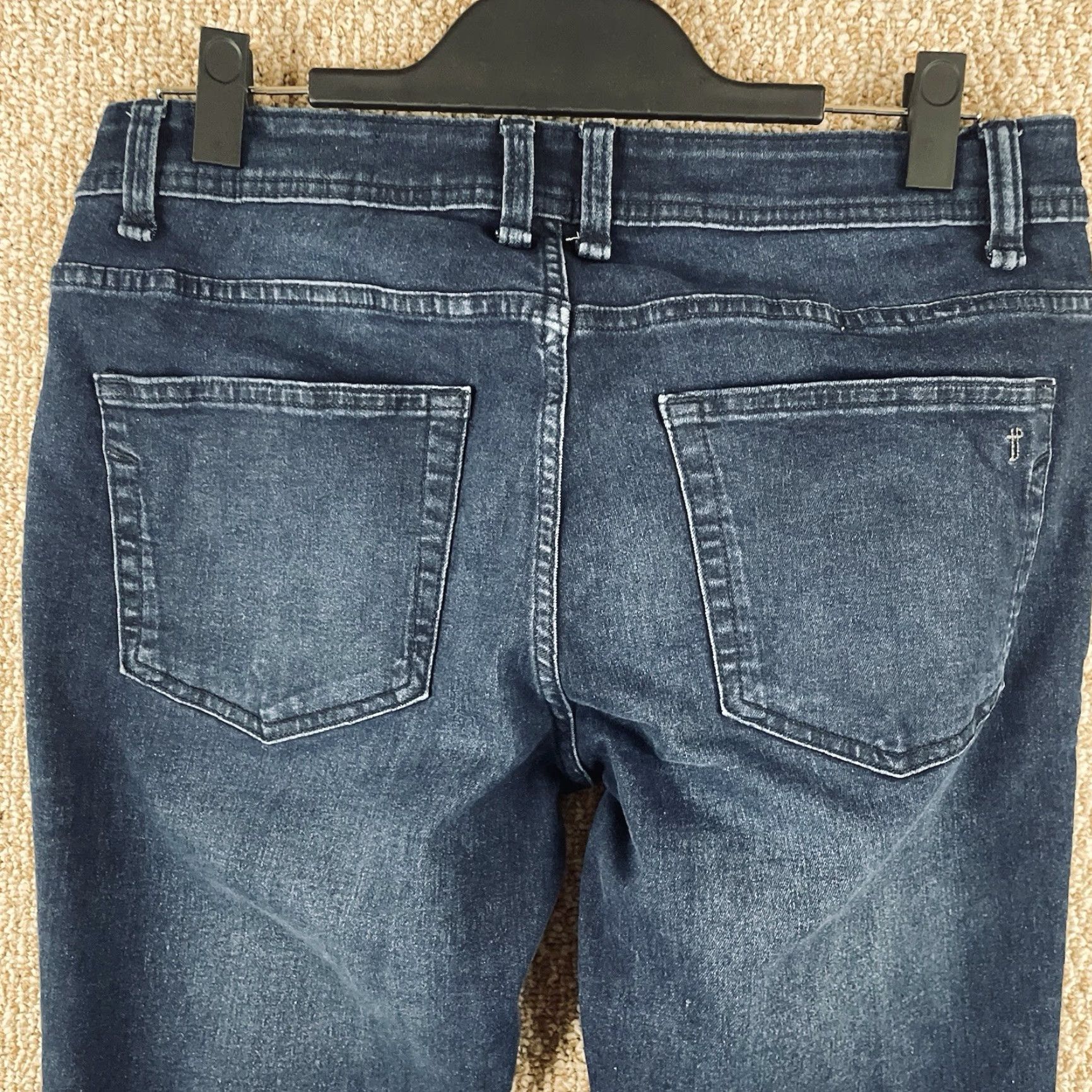 Vintage The Perfect Jean NYC Jeans Mens 31x28 Denim Blue Slim Skinny Fit 5-Pocket Jeans Men Size US 31 - 3 Thumbnail