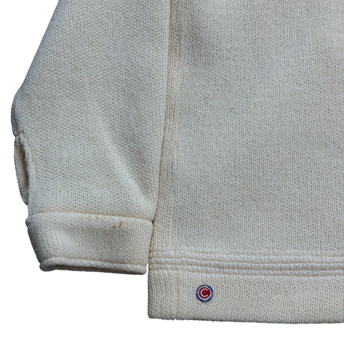 Colmar Vintage 70s Colmar Italy Full-Zip Knit Cardigan Jacket Cream Size US S / EU 44-46 / 1 - 5 Thumbnail