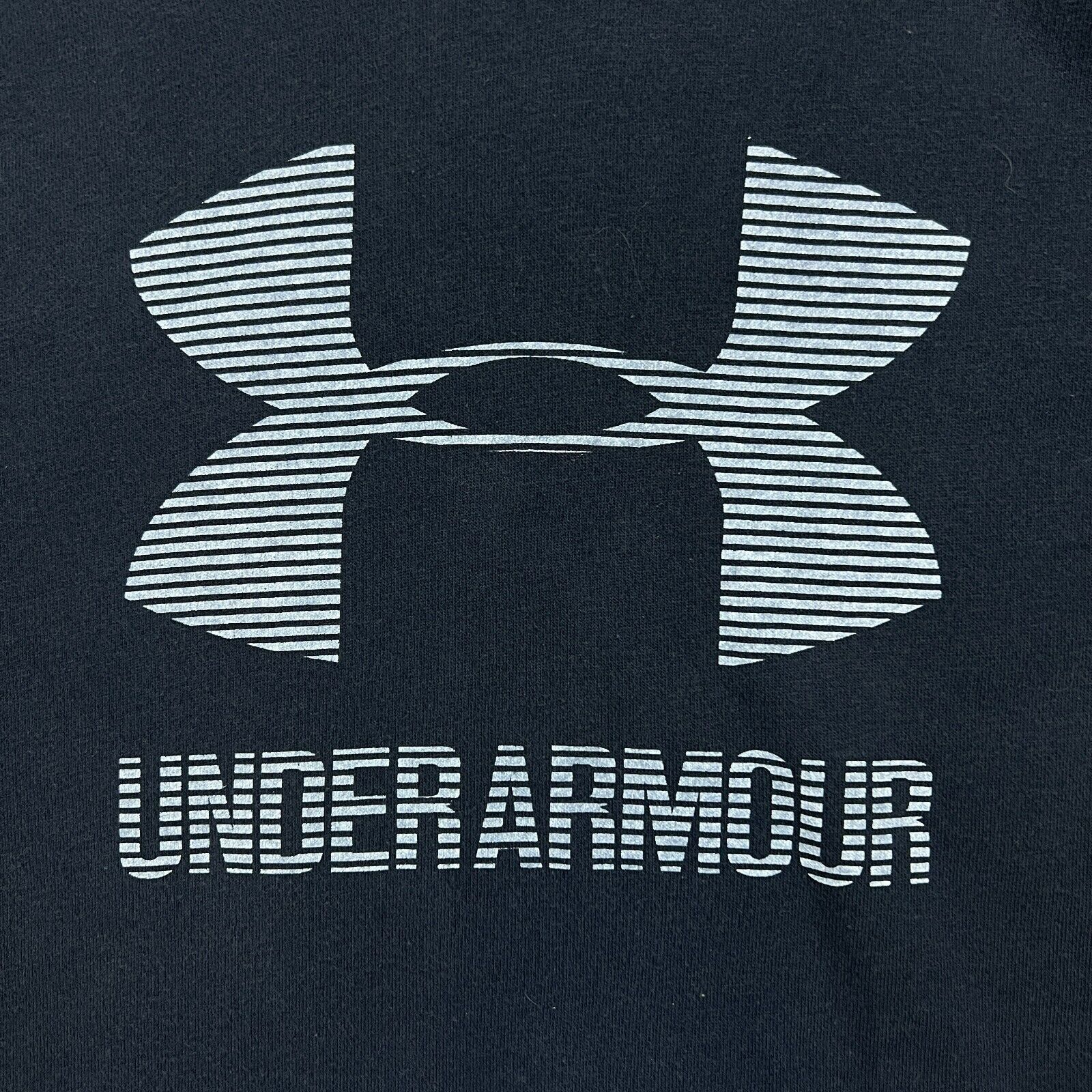 Under Armour × Vintage Under Armour Hoodie XL Spell Out Pullover Hooded Sweatshirt Size US XL / EU 56 / 4 - 2 Thumbnail