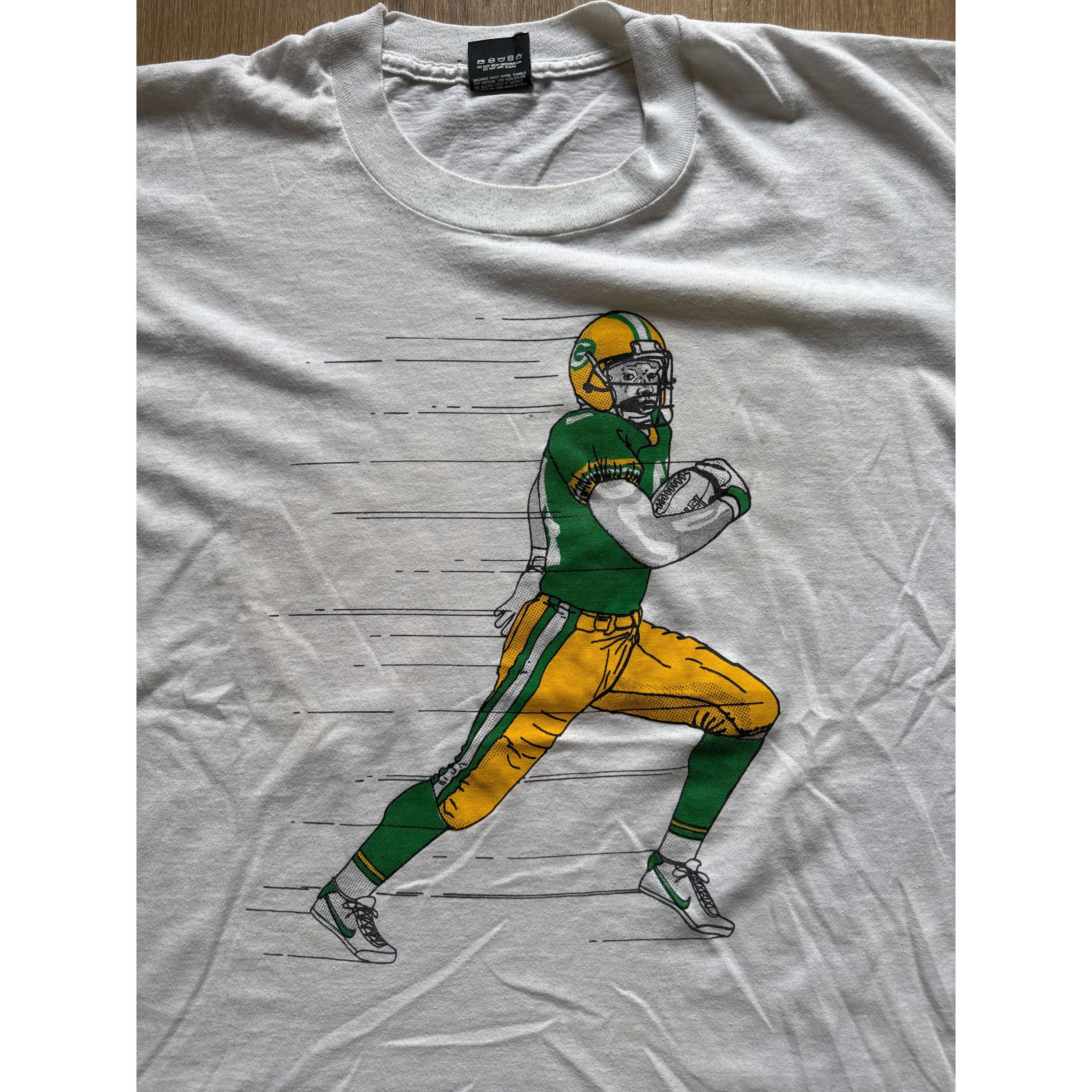 Other Vintage 90s Streling Sharpe Green Bay Packers Tee Size US XL / EU 56 / 4 - 2 Thumbnail