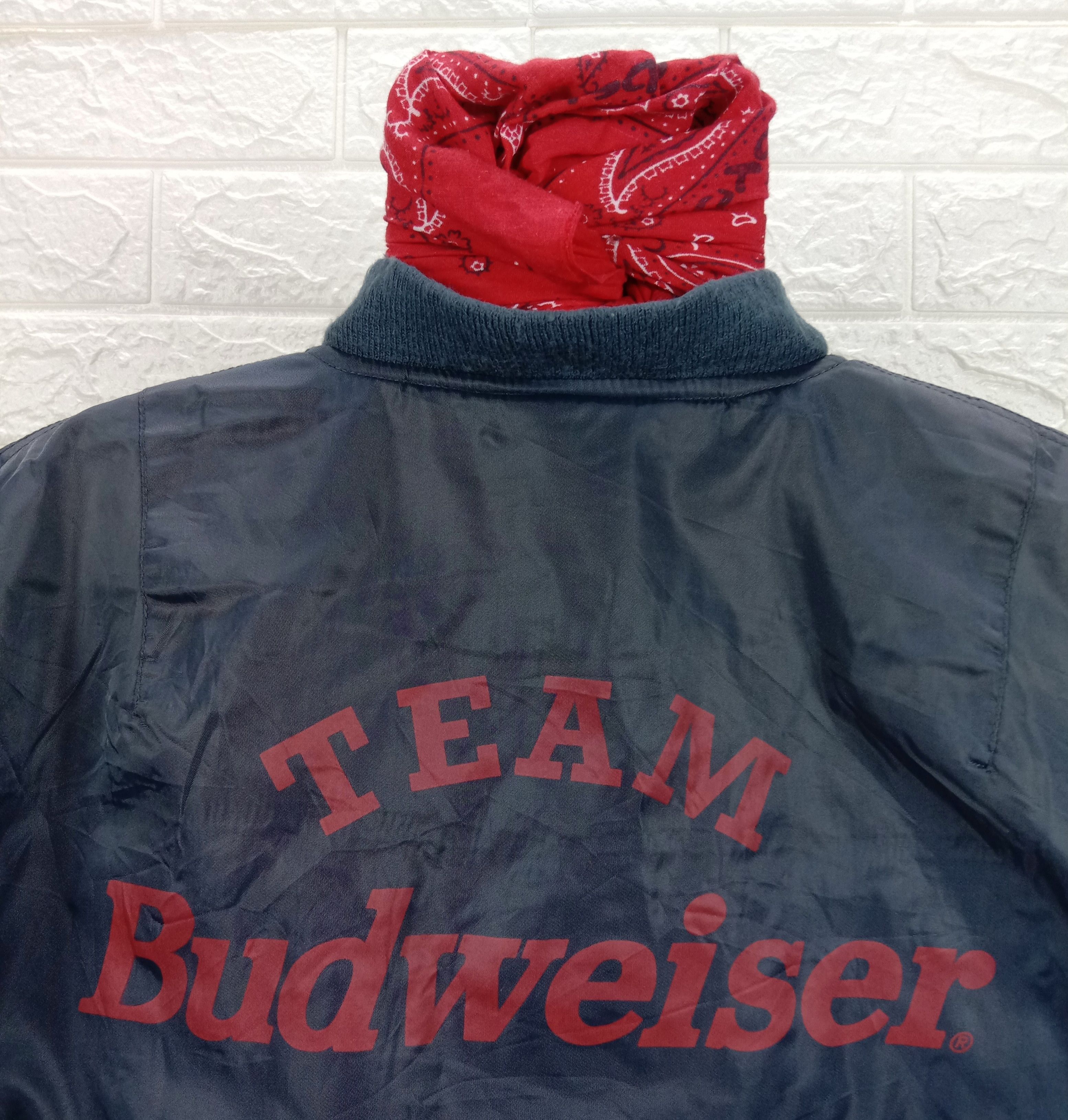 Budweiser Vintage Budweiser Team Reversible Bomber Jacket Size US L / EU 52-54 / 3 - 10 Thumbnail