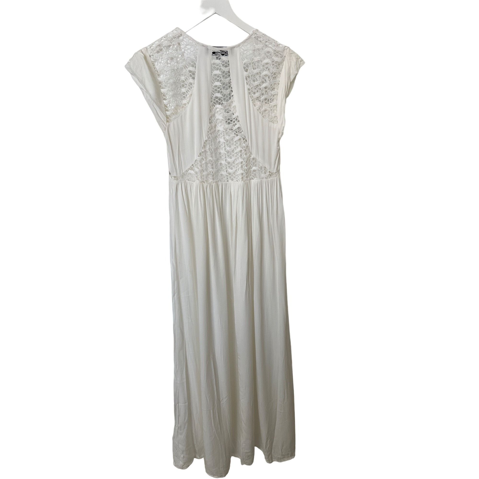 Other Blessed Are The Meek White Boho Maxi Dress Size XS / US 0-2 / IT 36-38 - 7 Thumbnail