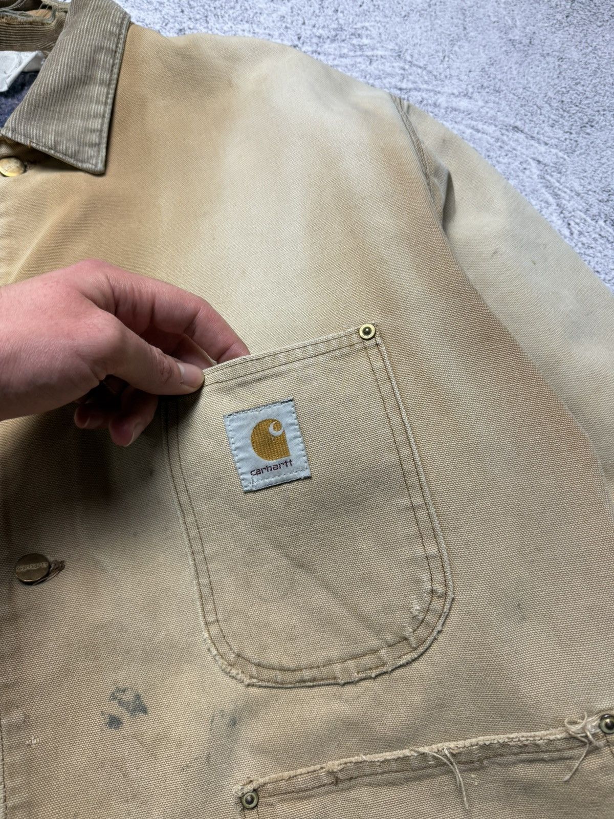 Carhartt Vintage Carhartt Michigan Jacket Active Detroit Coat Trash Size US XL / EU 56 / 4 - 4 Thumbnail