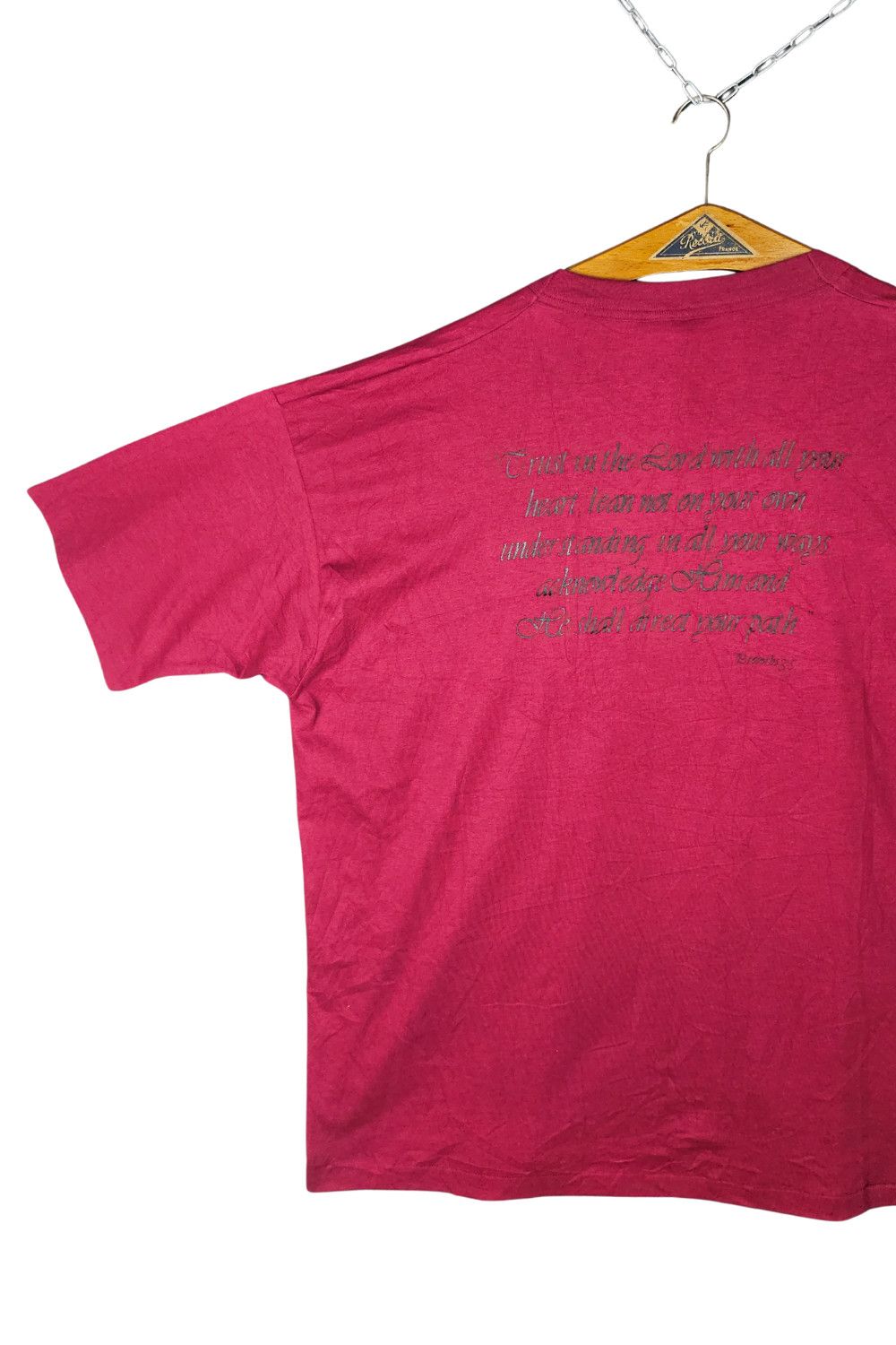 Fruit Of The Loom 1992 FOLT BEST “Raven Believers” Tee - USA 50/50 Size US XXL / EU 58 / 5 - 8 Thumbnail