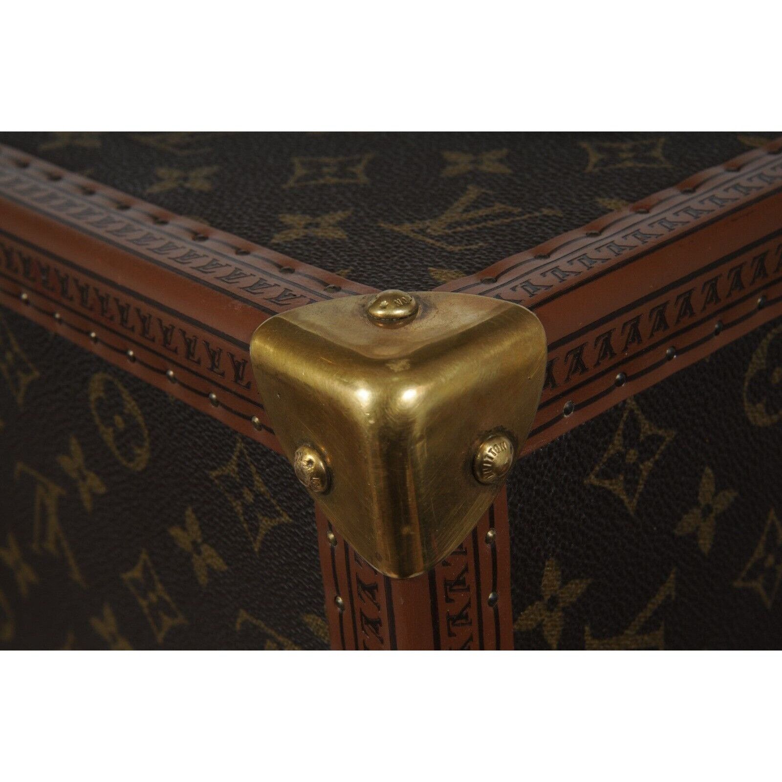 Louis Vuitton Boite Vanity Trunk Train Case Lv Logo Brown - 02483 Size ONE SIZE - 13 Thumbnail