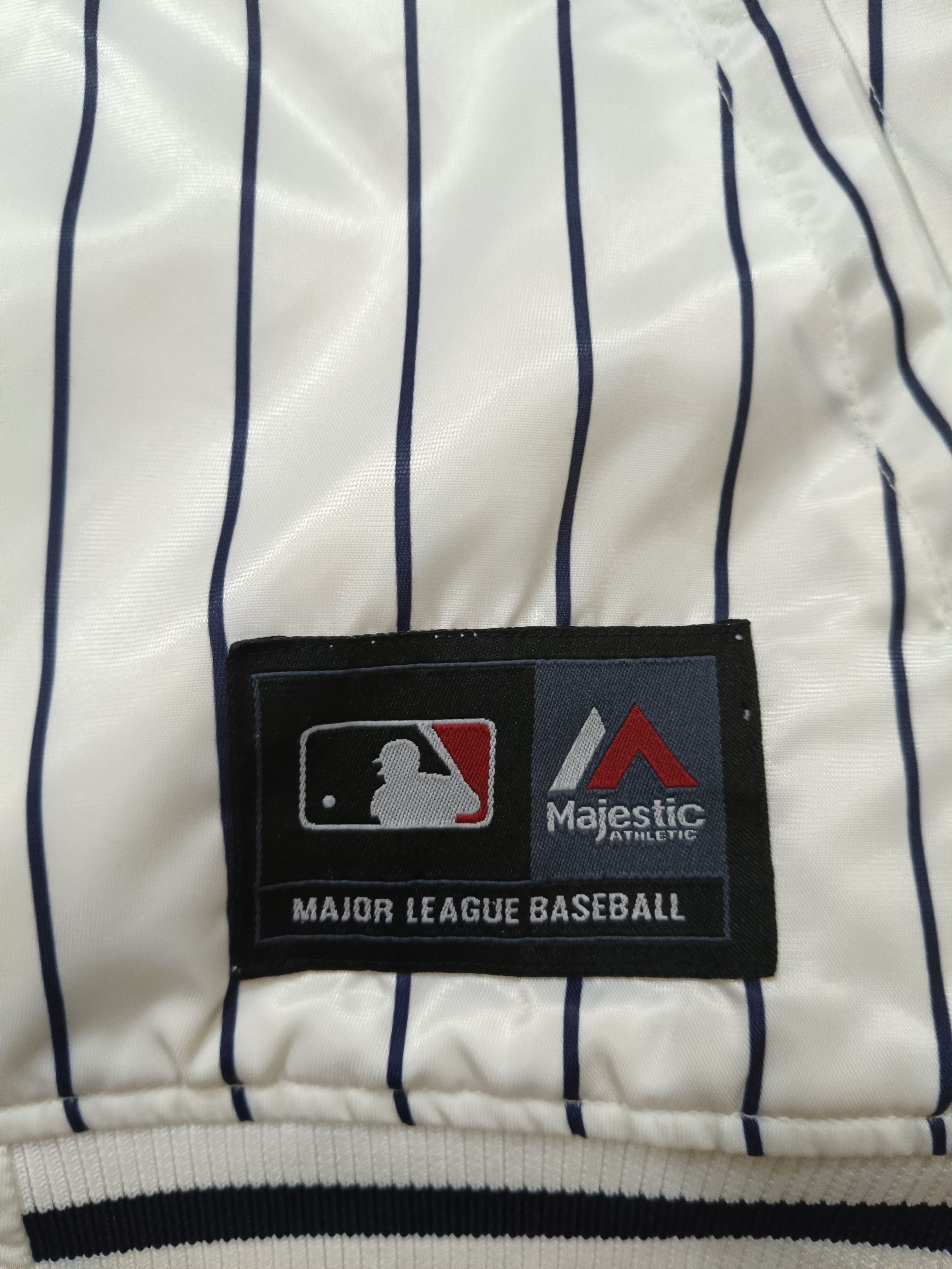 MLB × Majestic NY Stripes Jacket Size US XL / EU 56 / 4 - 3 Thumbnail