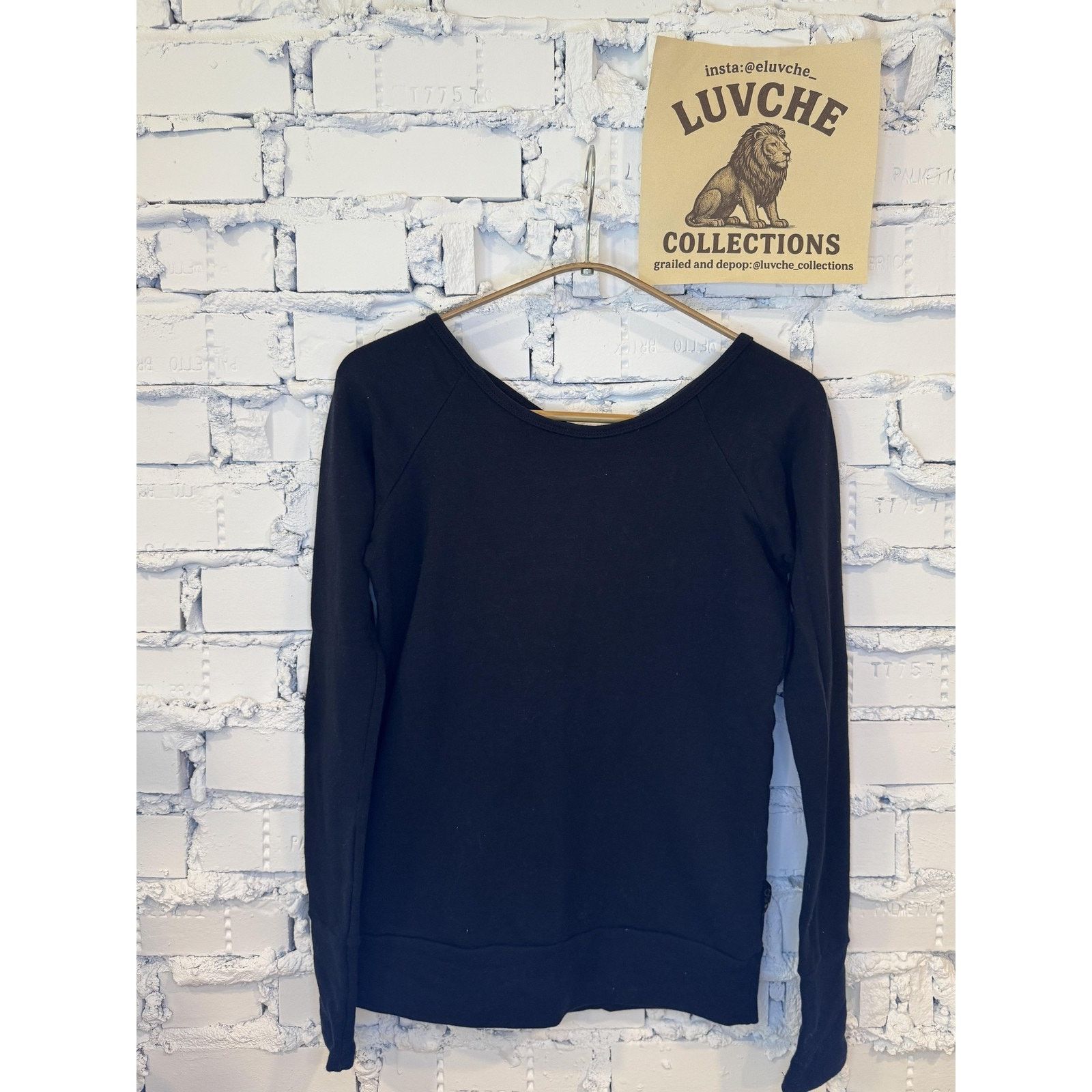 Lululemon 59 Womens Black Open Back Cutout Long Sleeve XS Pullover Size XS / US 0-2 / IT 36-38 - 1 Thumbnail