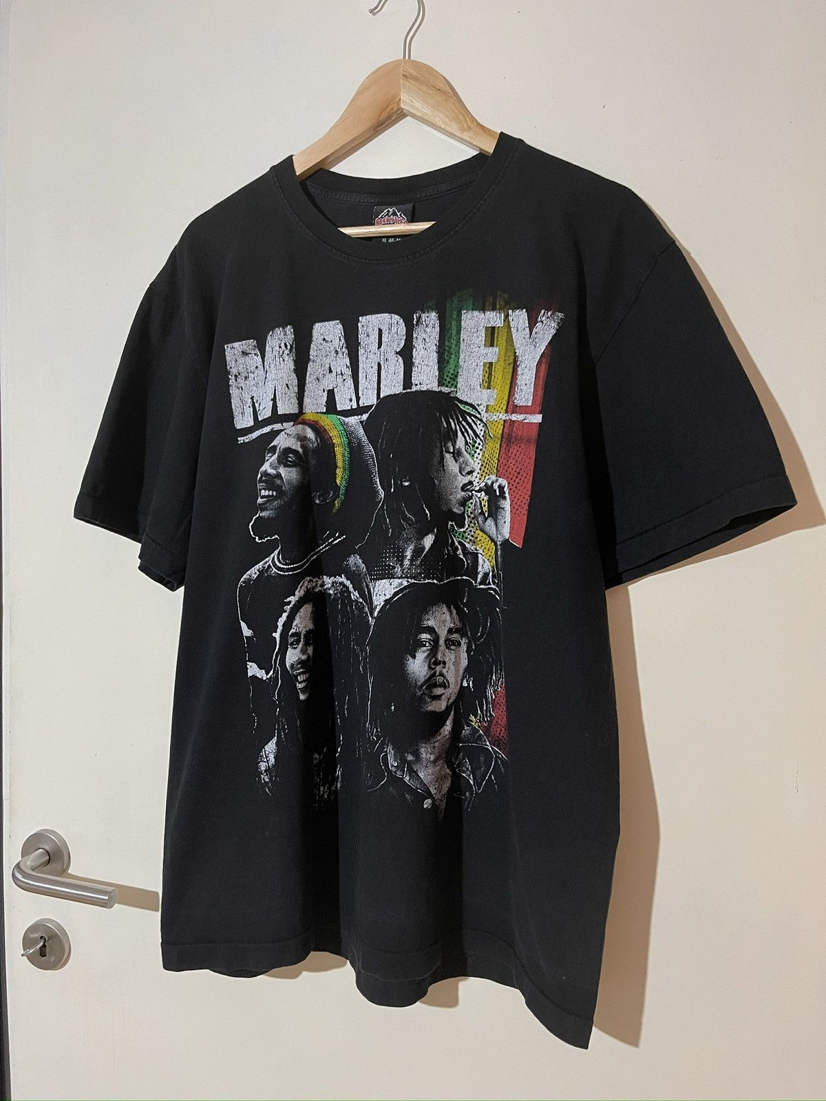 Bob Marley × Vintage Vintage 90’s Bob Marley Reggae Jamaica Graphic Tee Size US XL / EU 56 / 4 - 7 Thumbnail