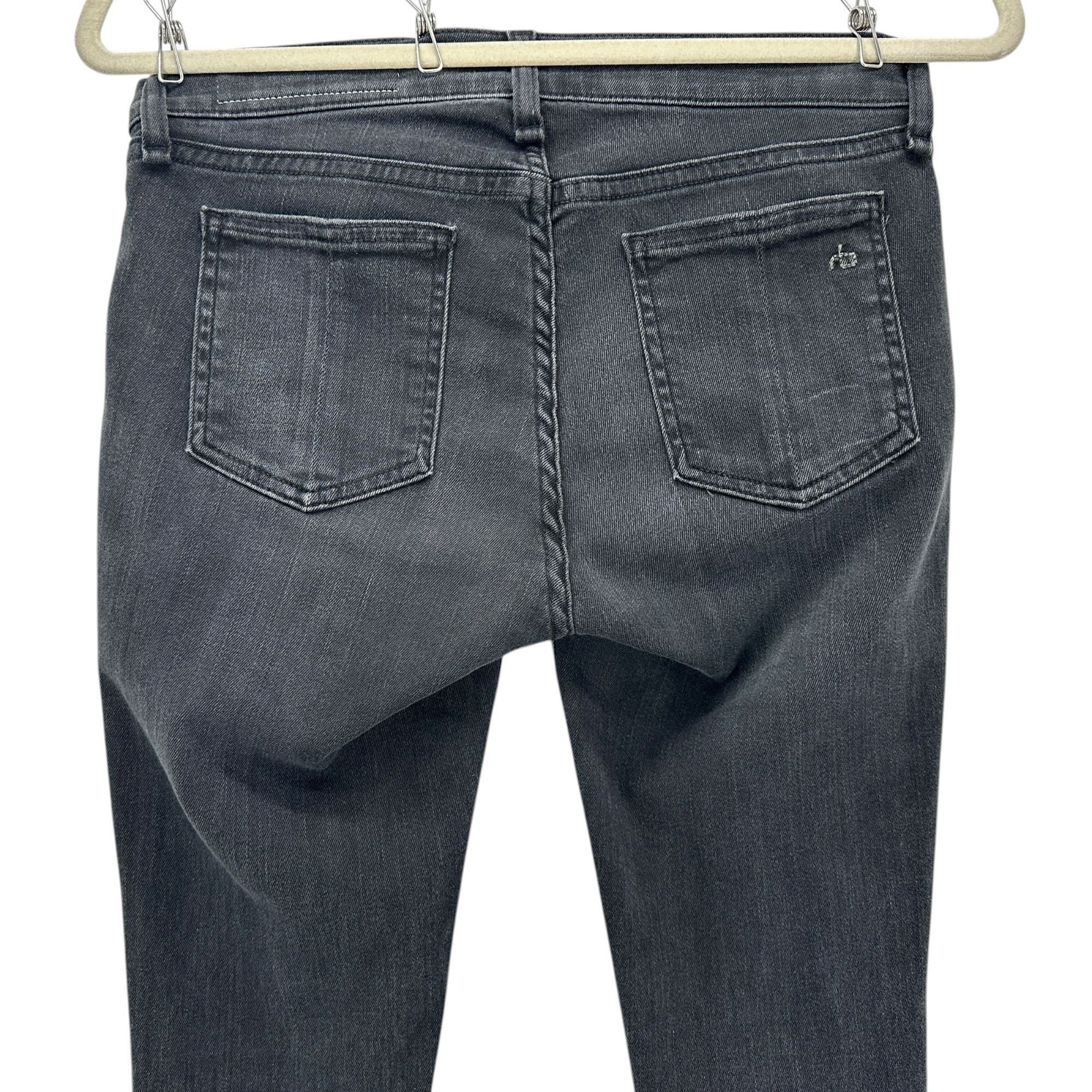 Rag & Bone Rag & Bone Womens 27 Jeans Moto Alcove Skinny Zipper Ankles Size 27" / US 4 / IT 40 - 5 Thumbnail