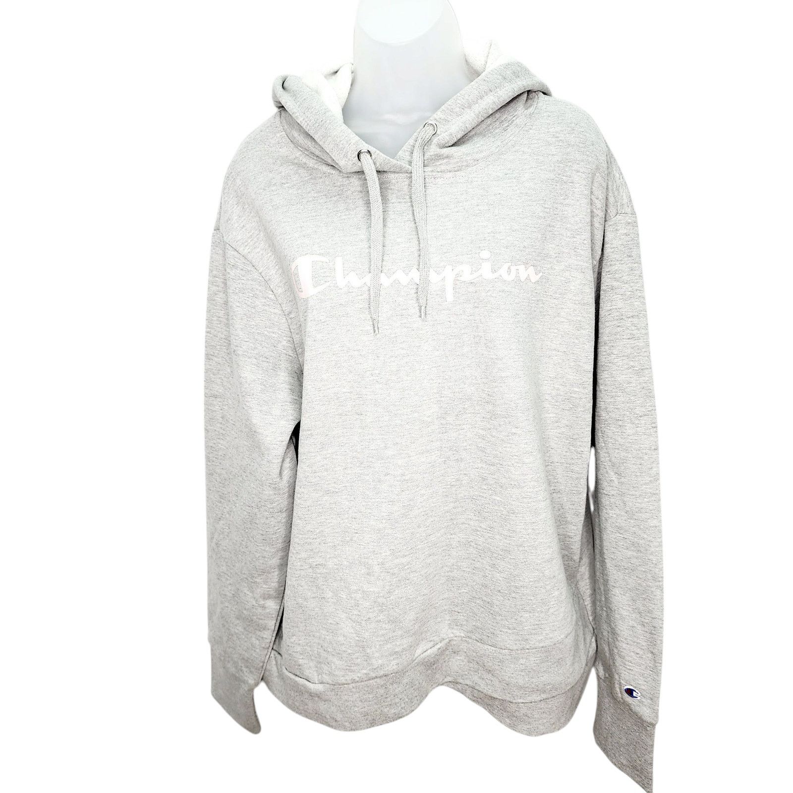 Champion Champion Gray Hooded Long Sleeve Pull Over Sweatshirt Size XXL / US 16-18 / IT 52-54 - 1 Thumbnail