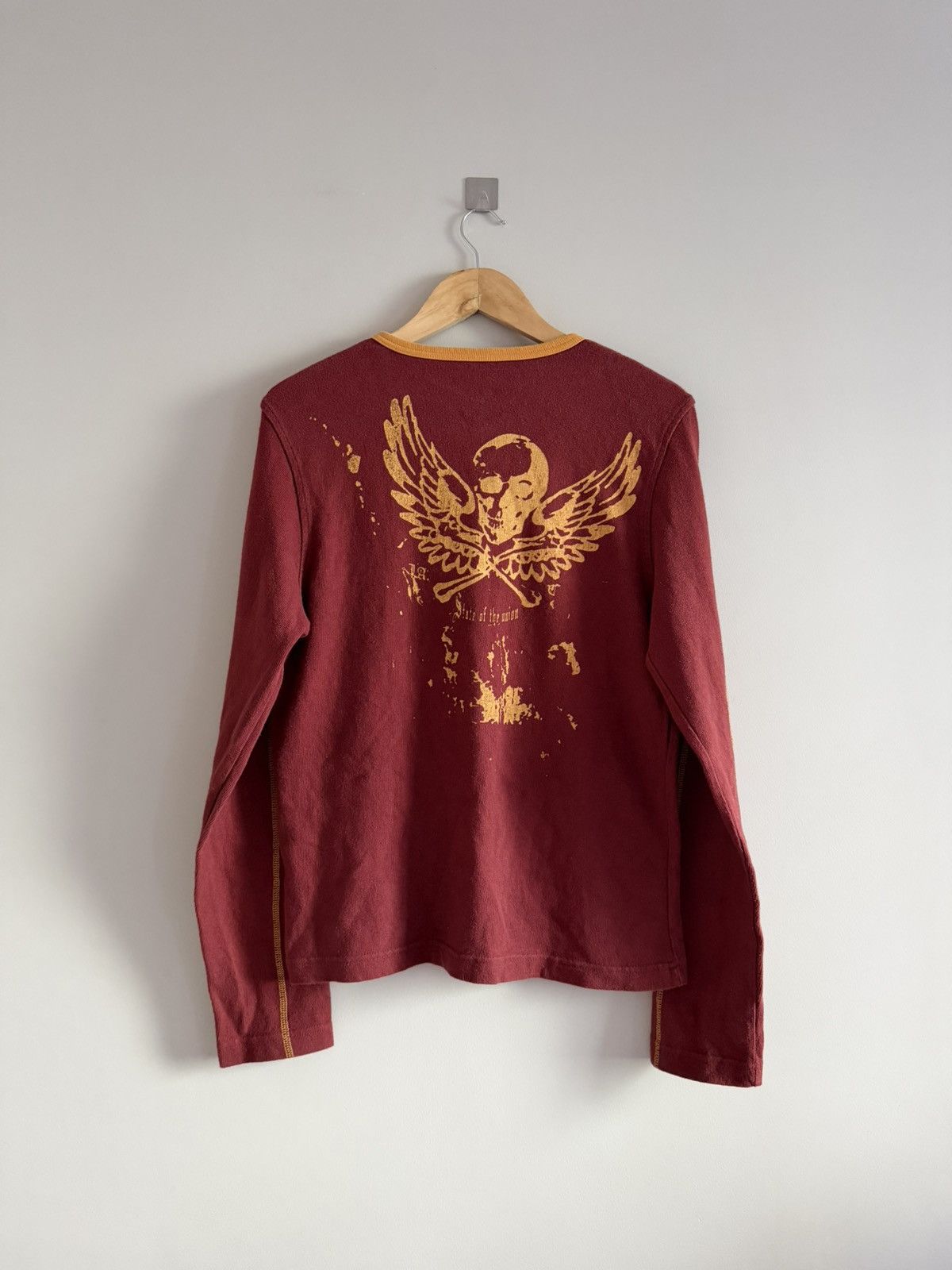 Vintage Vintage Avant-Garde Skull Wing Long Sleeve Size US M / EU 48-50 / 2 - 1 Thumbnail