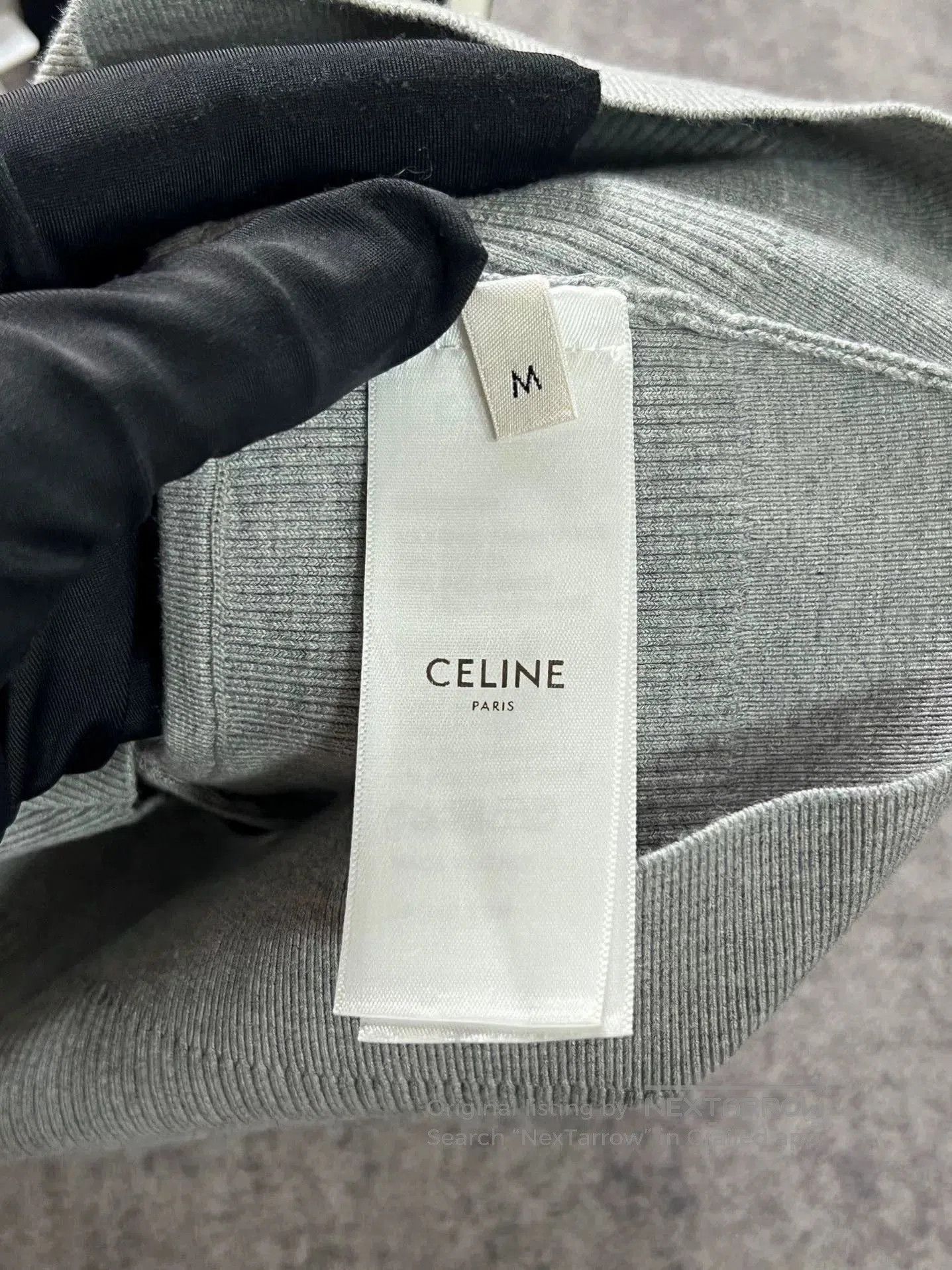 Celine celine gray logo sports tank top. Size M / US 6-8 / IT 42-44 - 4 Thumbnail