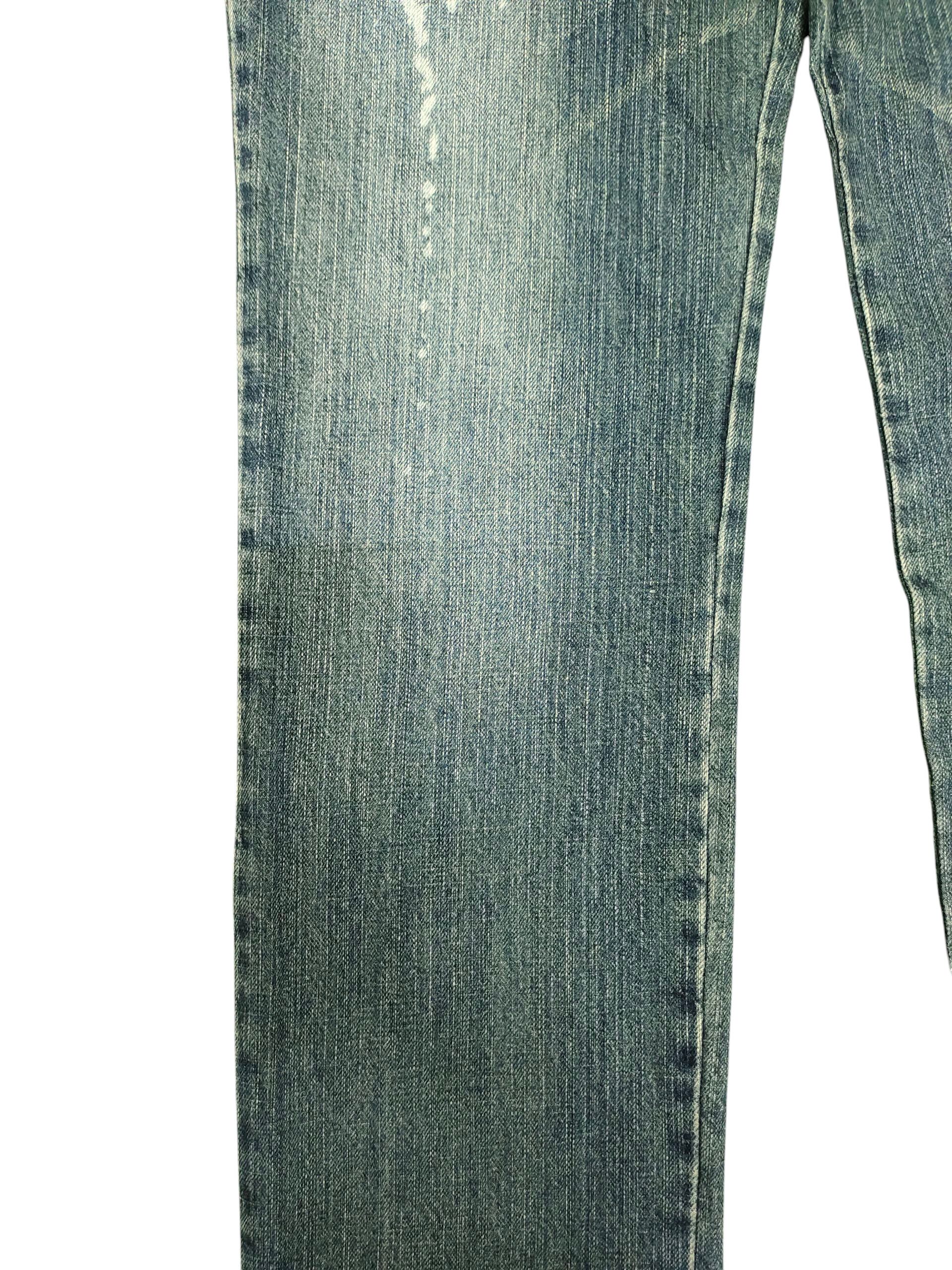 Number (N)ine × Undercover Japanese Brand Double Waist Clawmark Distress Denim Jeans Size US 31 - 4 Thumbnail