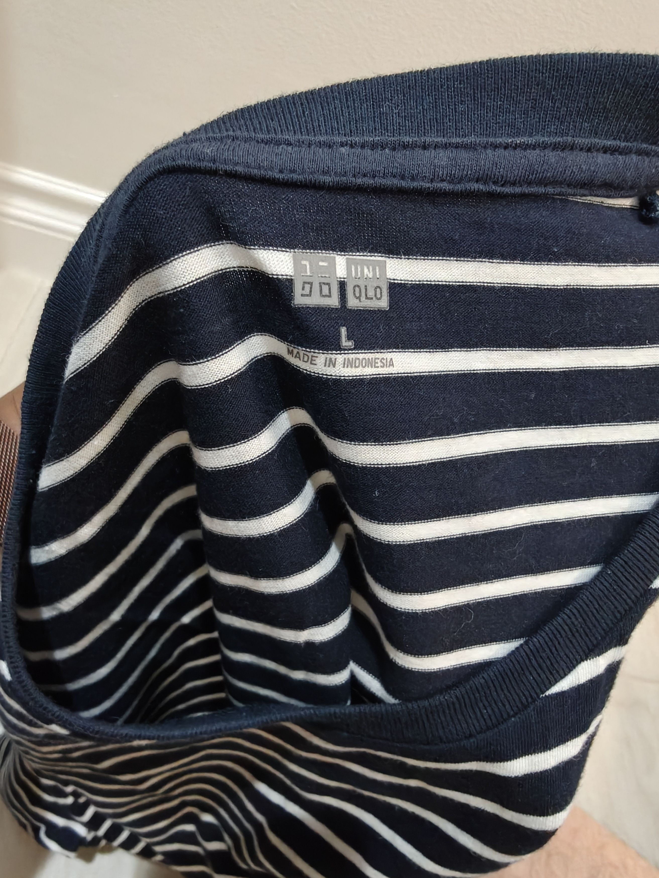 Uniqlo Uniqlo Striped T Shirt Size US L / EU 52-54 / 3 - 3 Thumbnail
