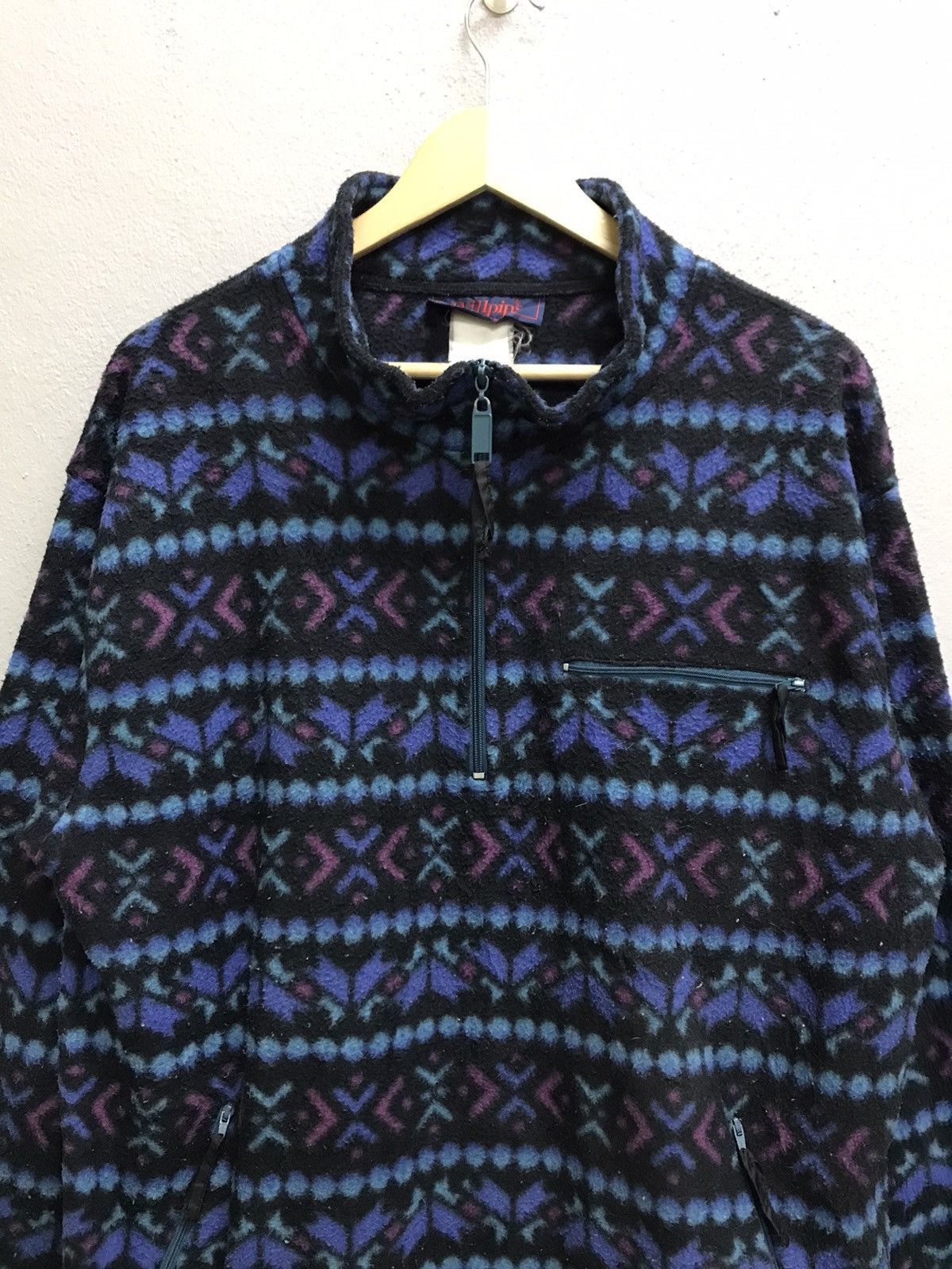 Vintage VINTAGE WILLPIPS ACTIVE STYLE FLEECE SWEATSHIRT Size US XL / EU 56 / 4 - 4 Thumbnail